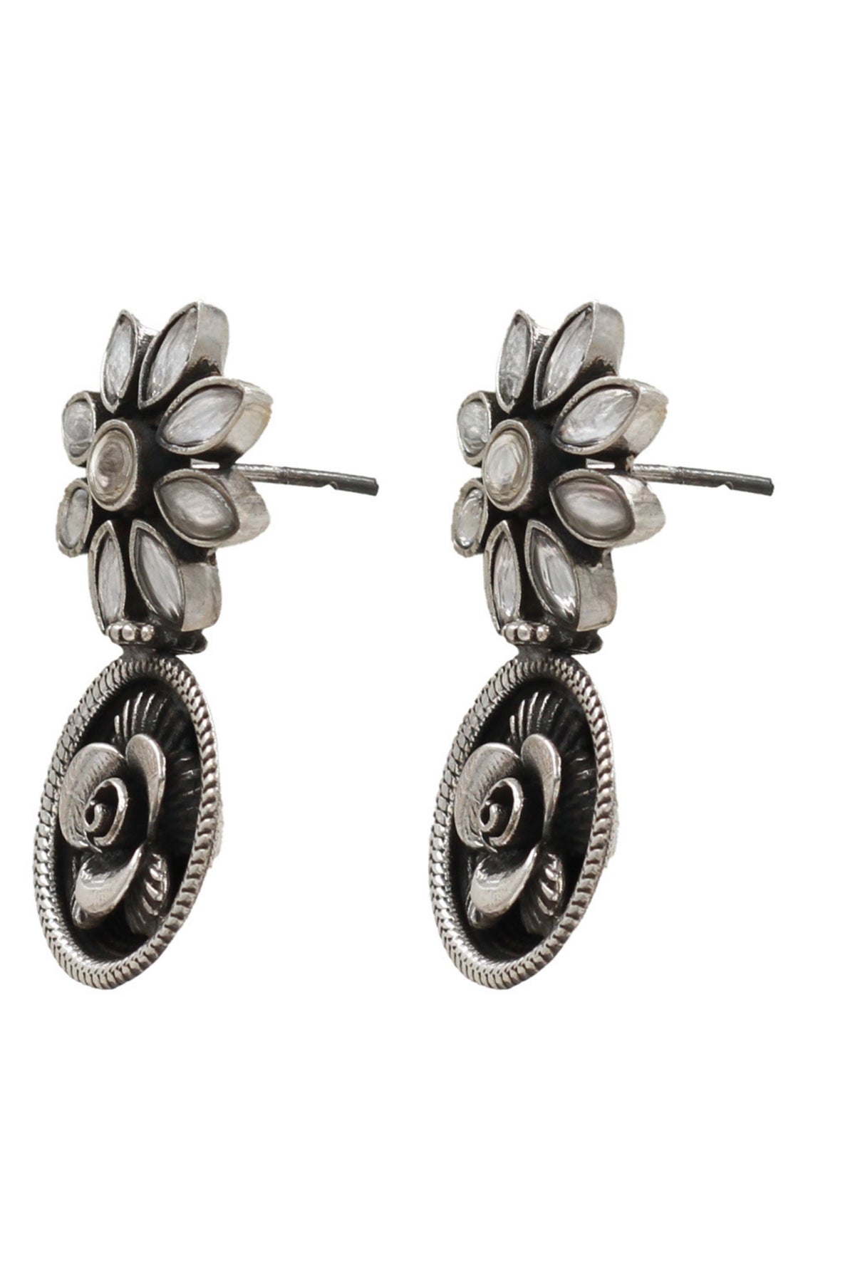 Signature Grace Silver Handcrafted Studs