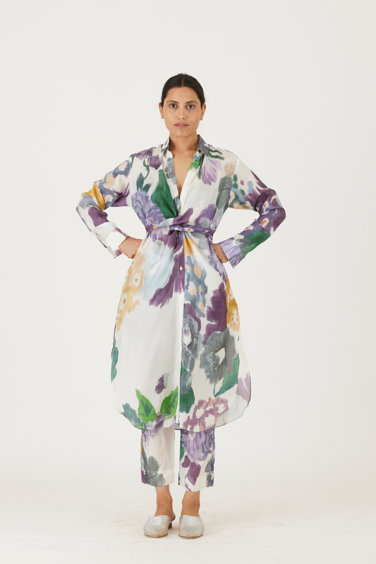Mara Wrap Kurta Set