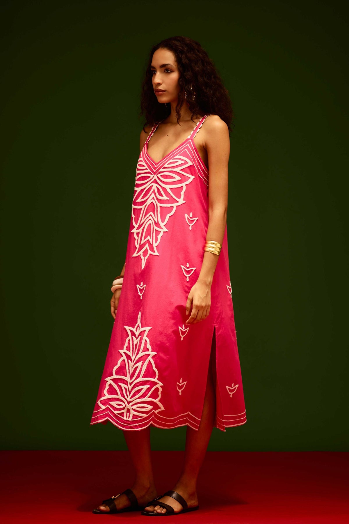 Fuchsia Strappy Dress