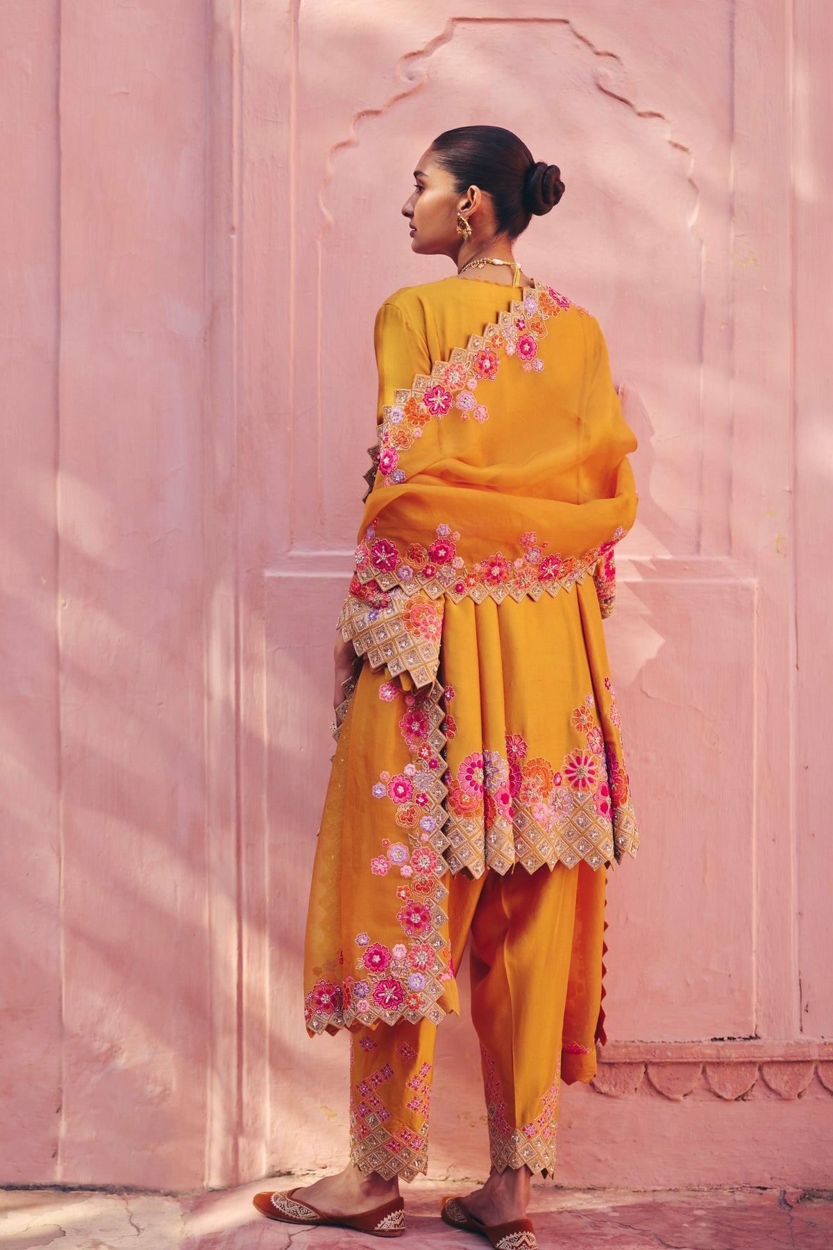 Aparajita Yellow Kurta Set