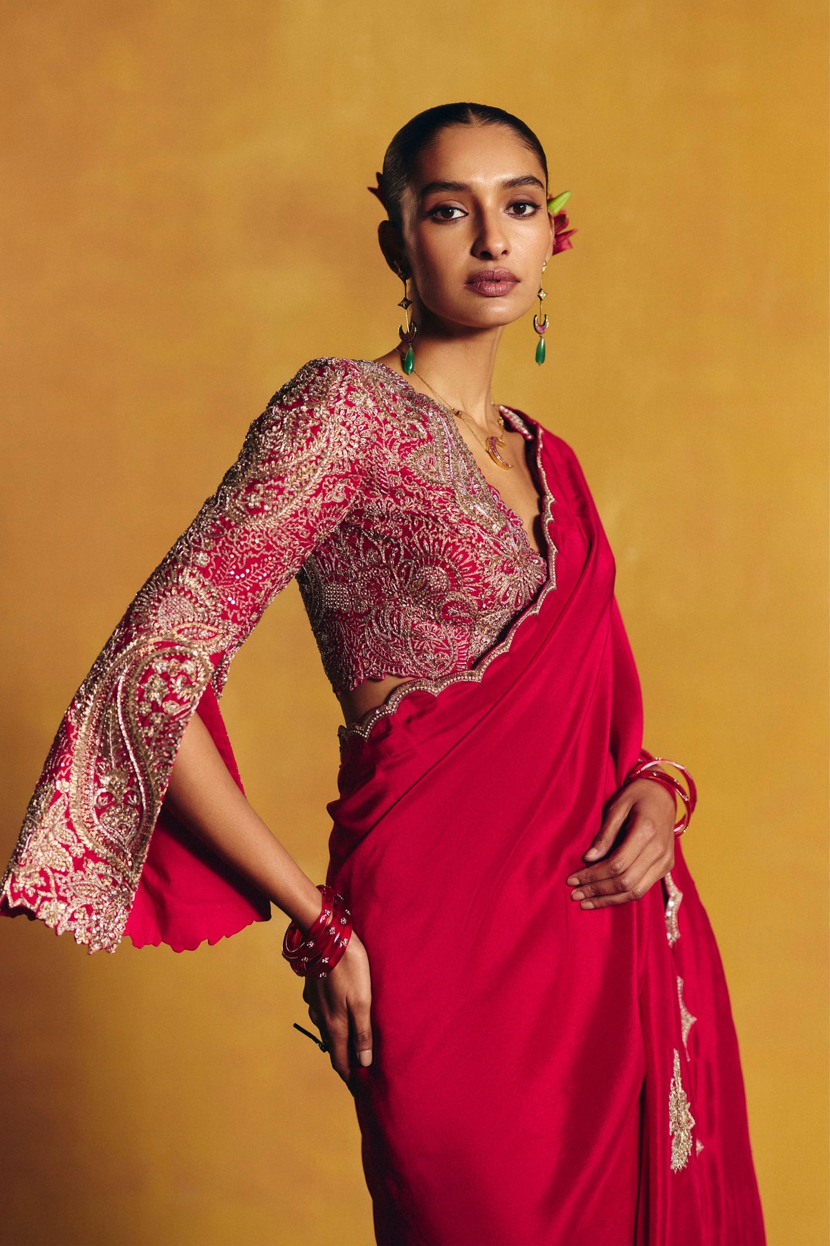 Hruskha Saree Set