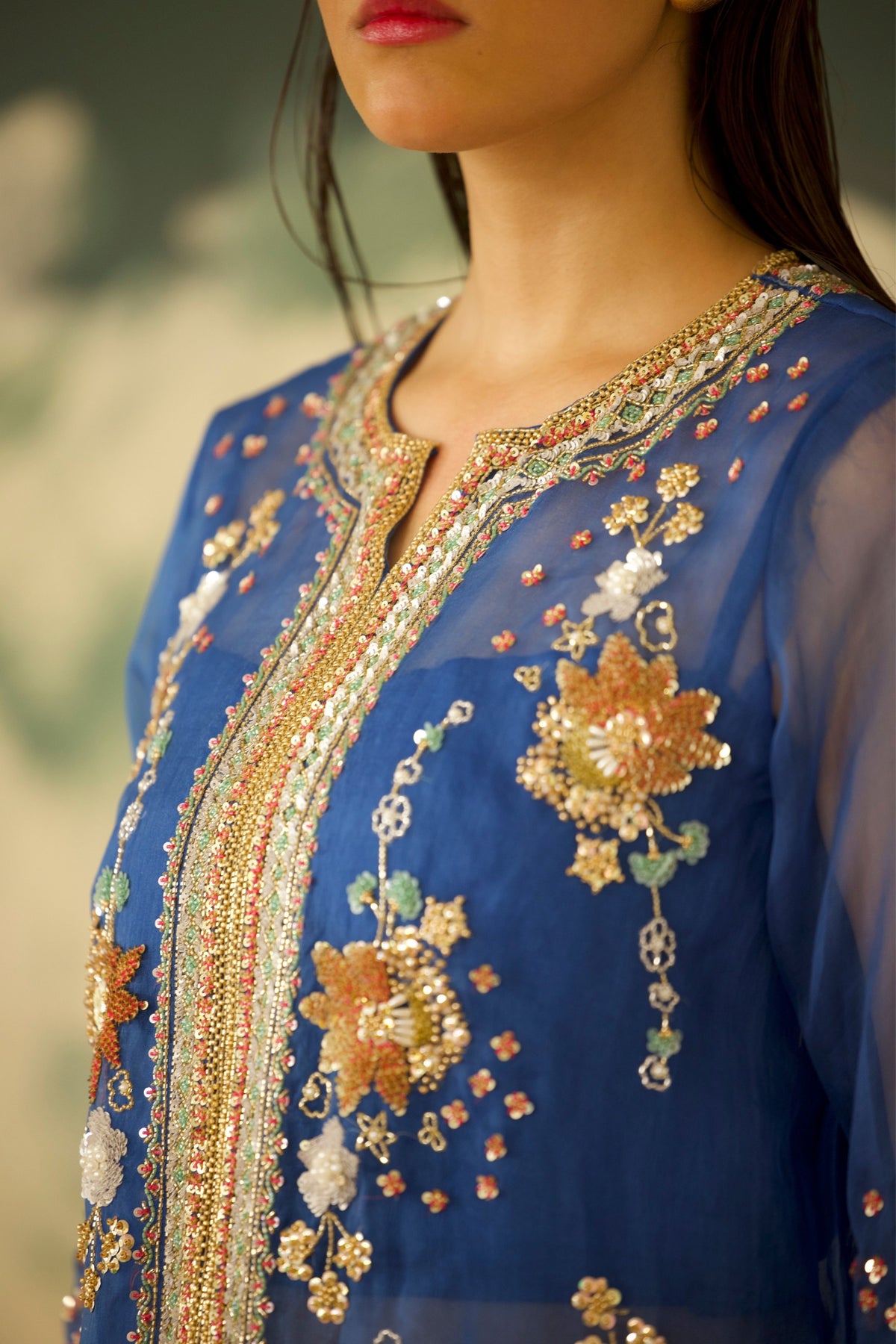 Blue Tunic Set