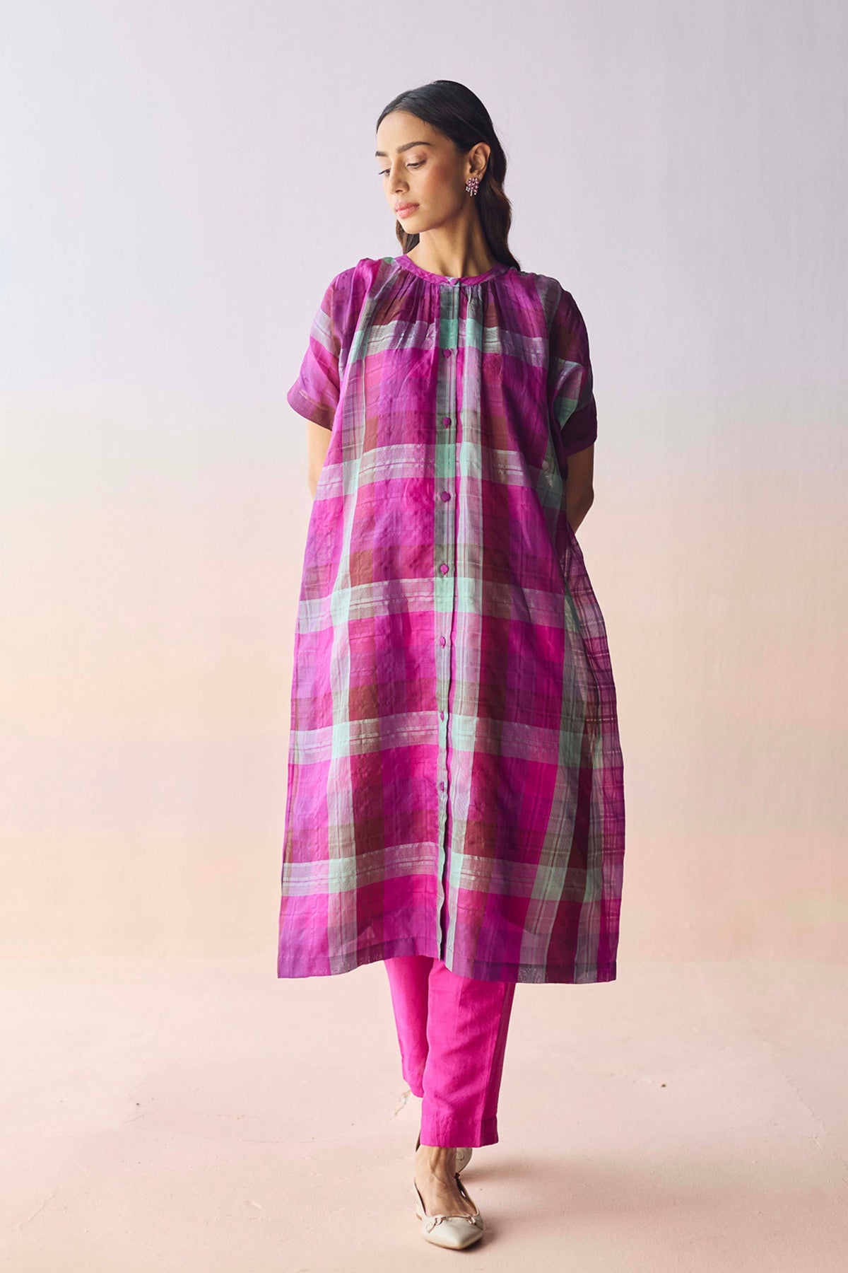 Rooted Pink Tunic Set