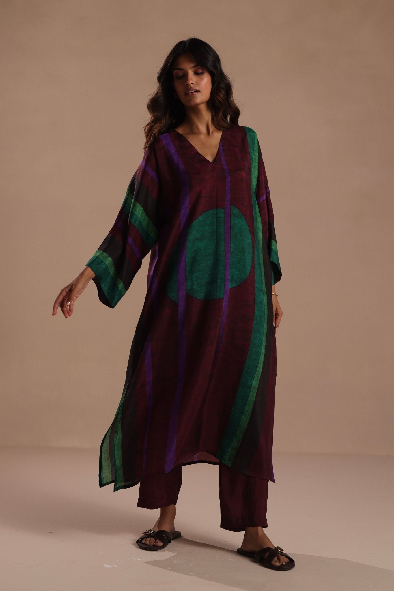 Moonwalk Kurta Set - Roza Pret - Elahe