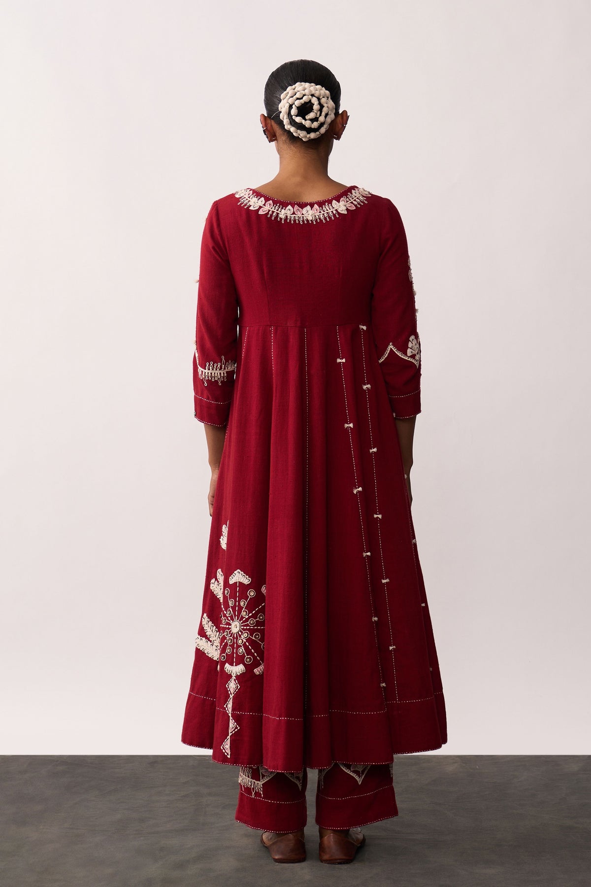 Kalpana Red Anarkali Set