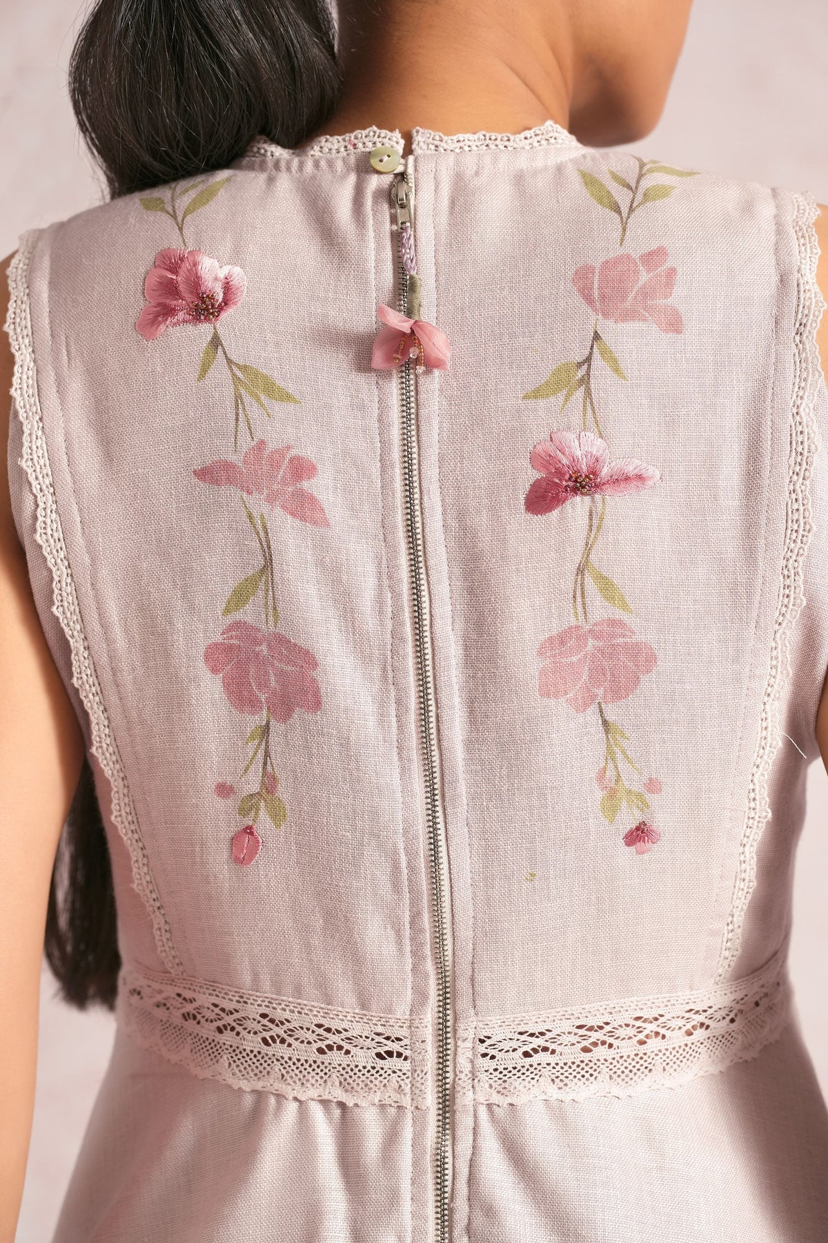 Blush Vines Mauve Top