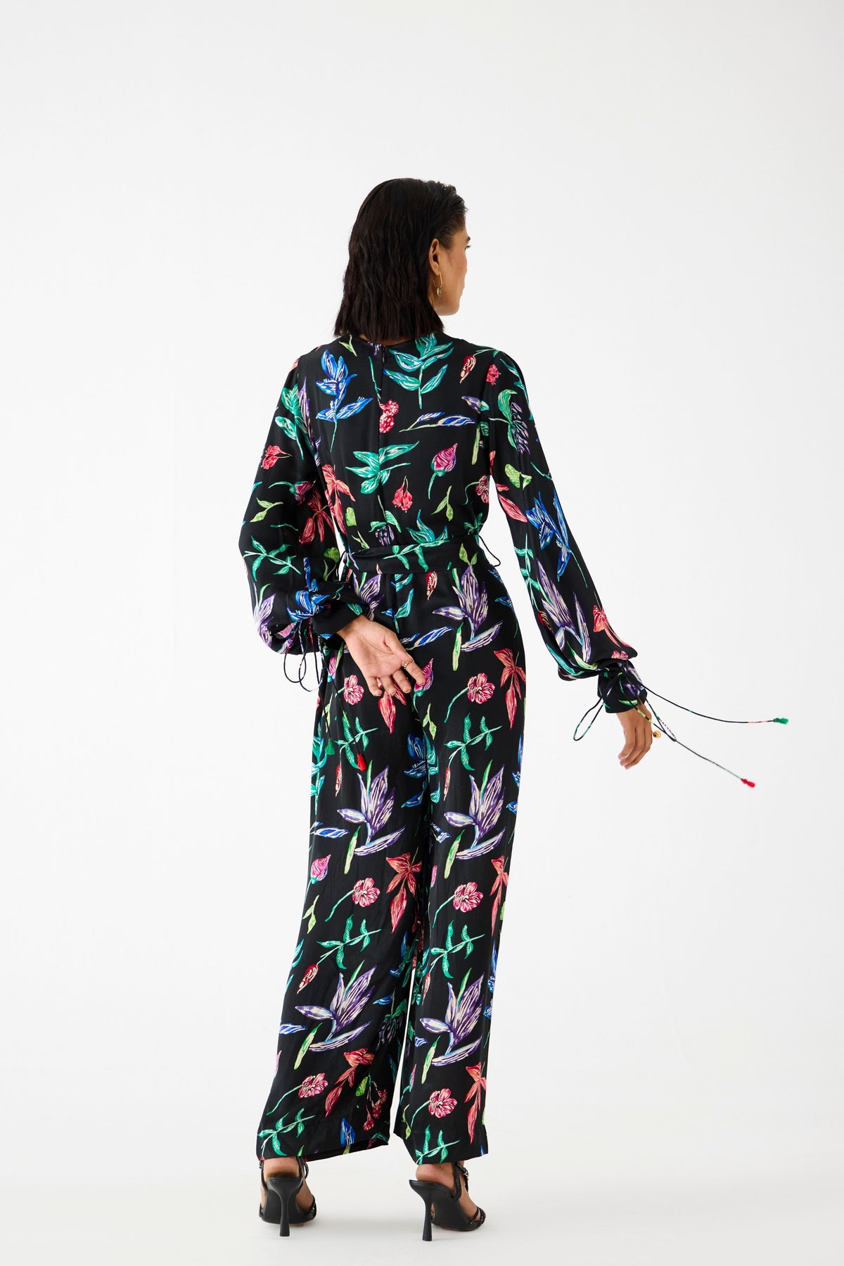 Black Botanica Jumpsuit