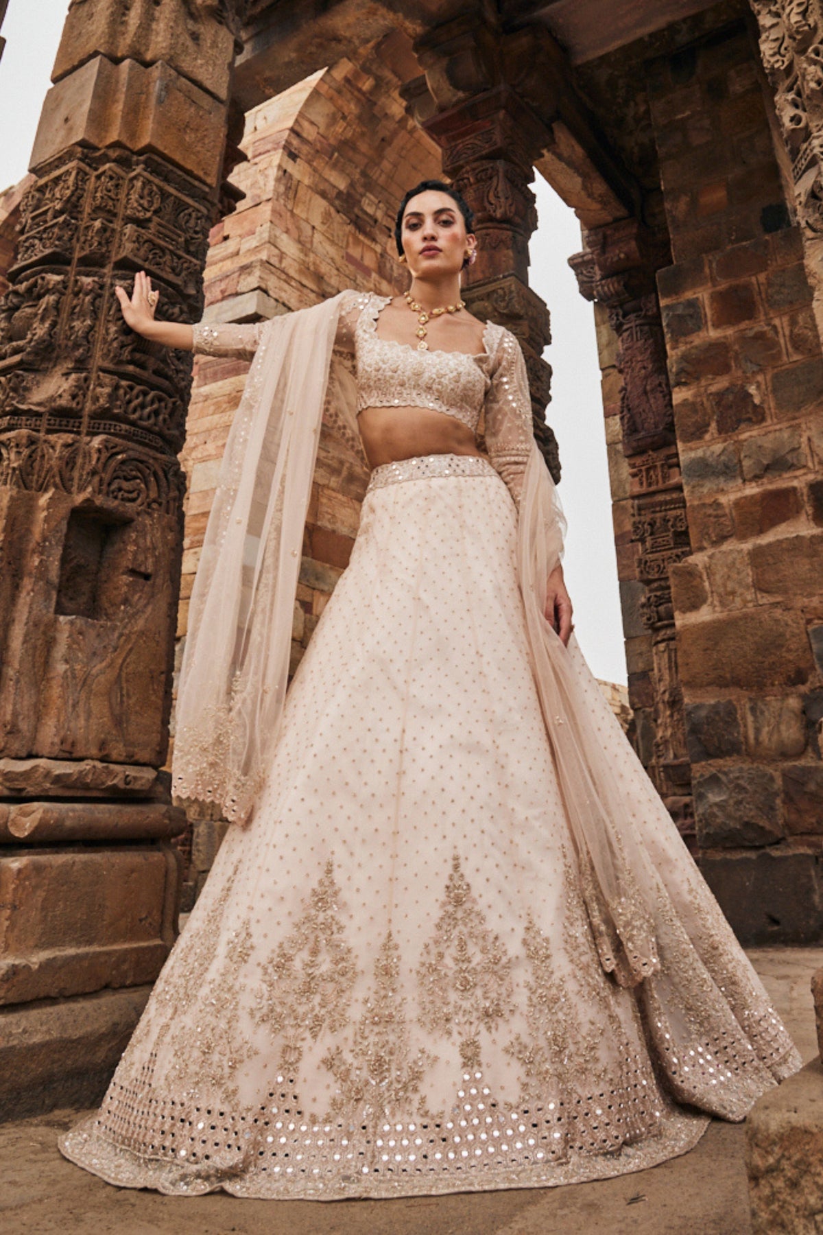 Chalky Lehenga Set