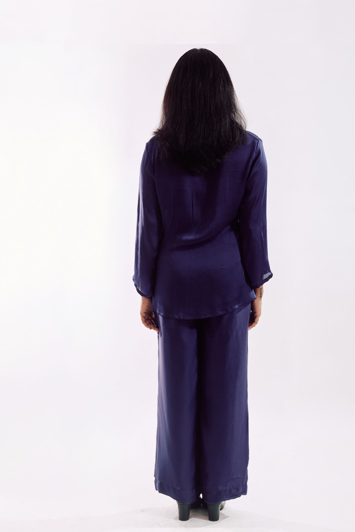 Indigo Button Down Co-ord Set