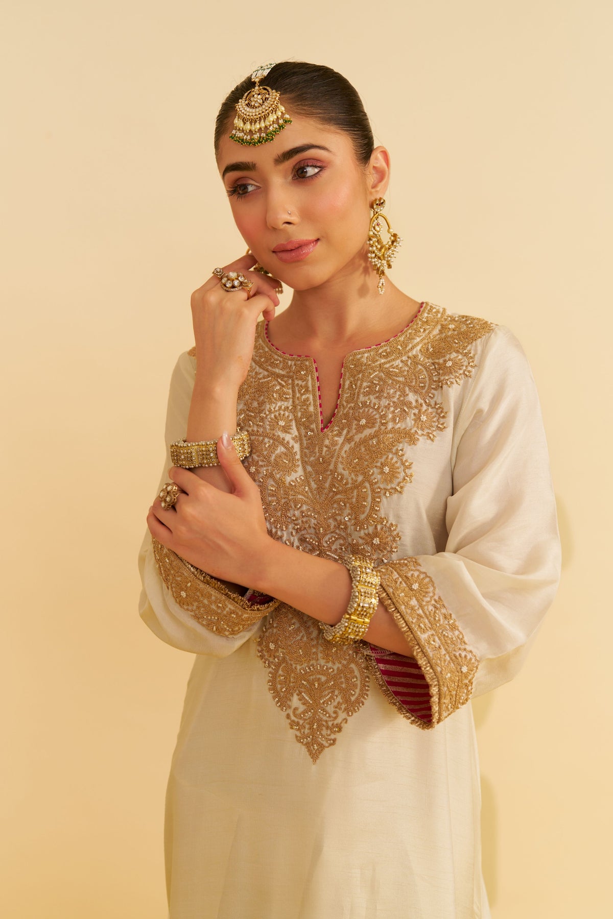 Hiba Ivory Salwar Set