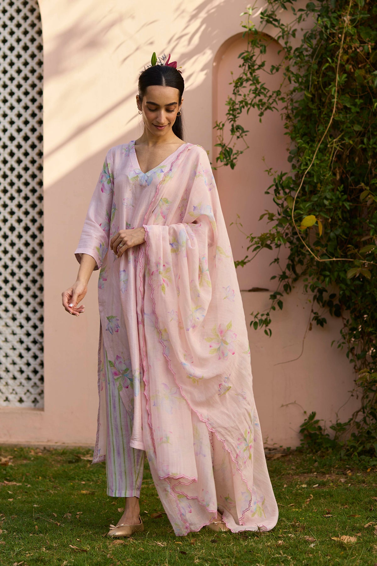 Dawn Magnolia Pink Kurta Set