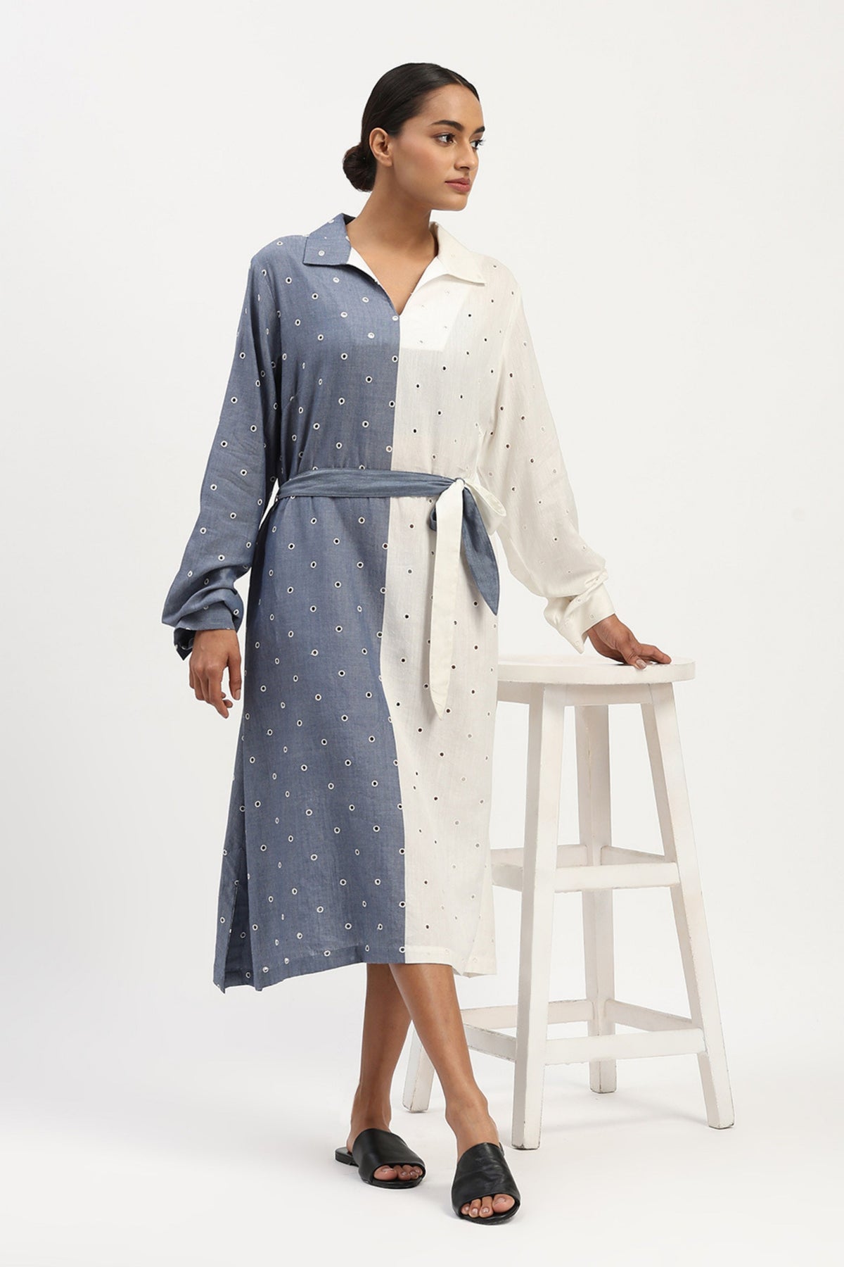 Schiffli Dress