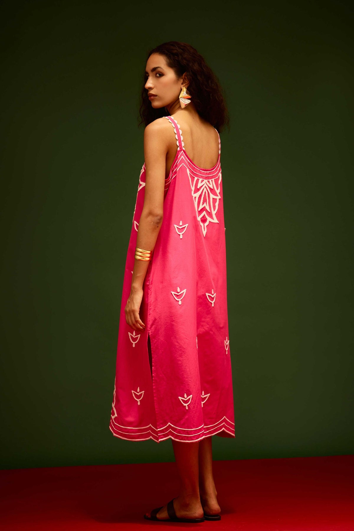 Fuchsia Strappy Dress