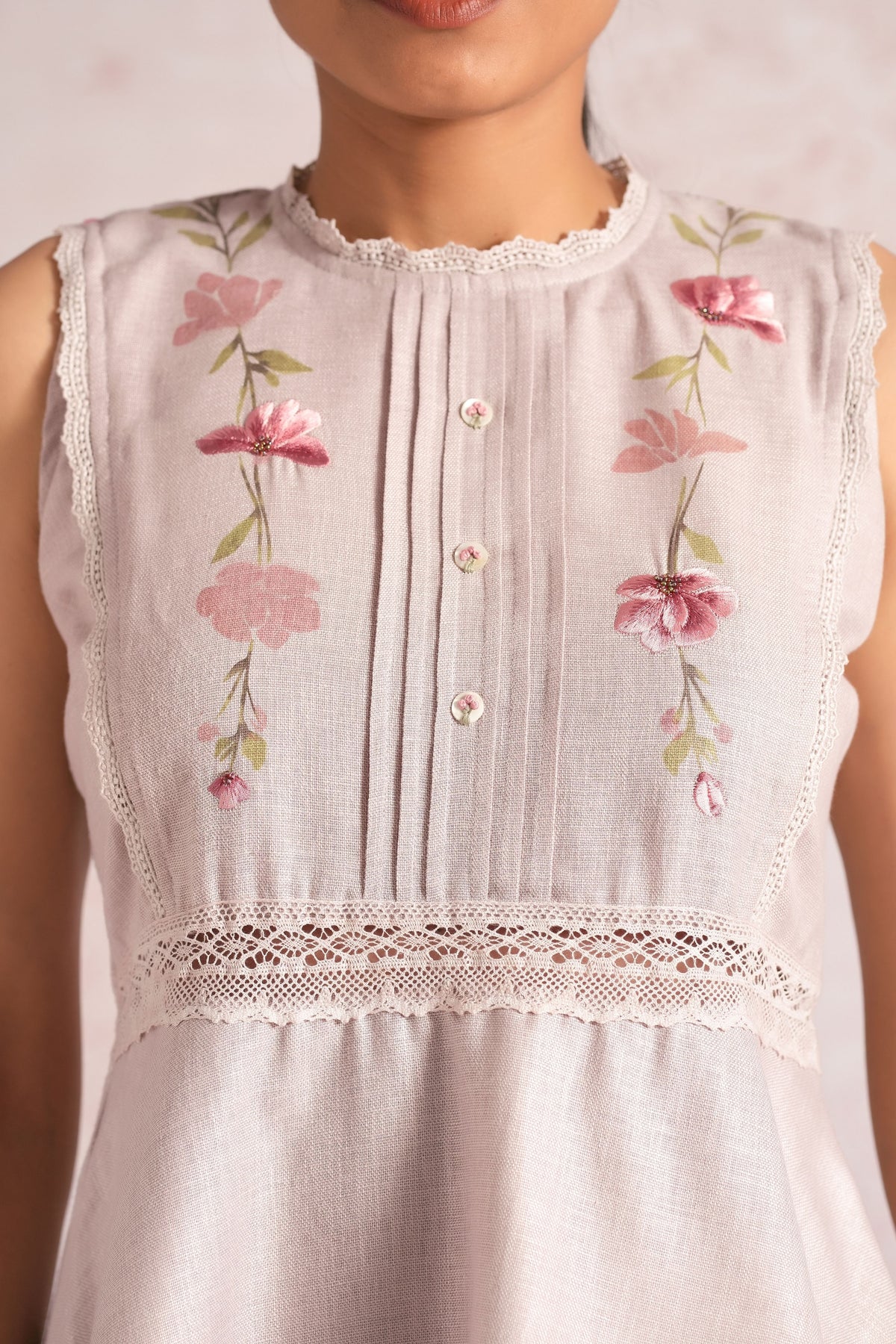 Blush Vines Mauve Co-ord Set