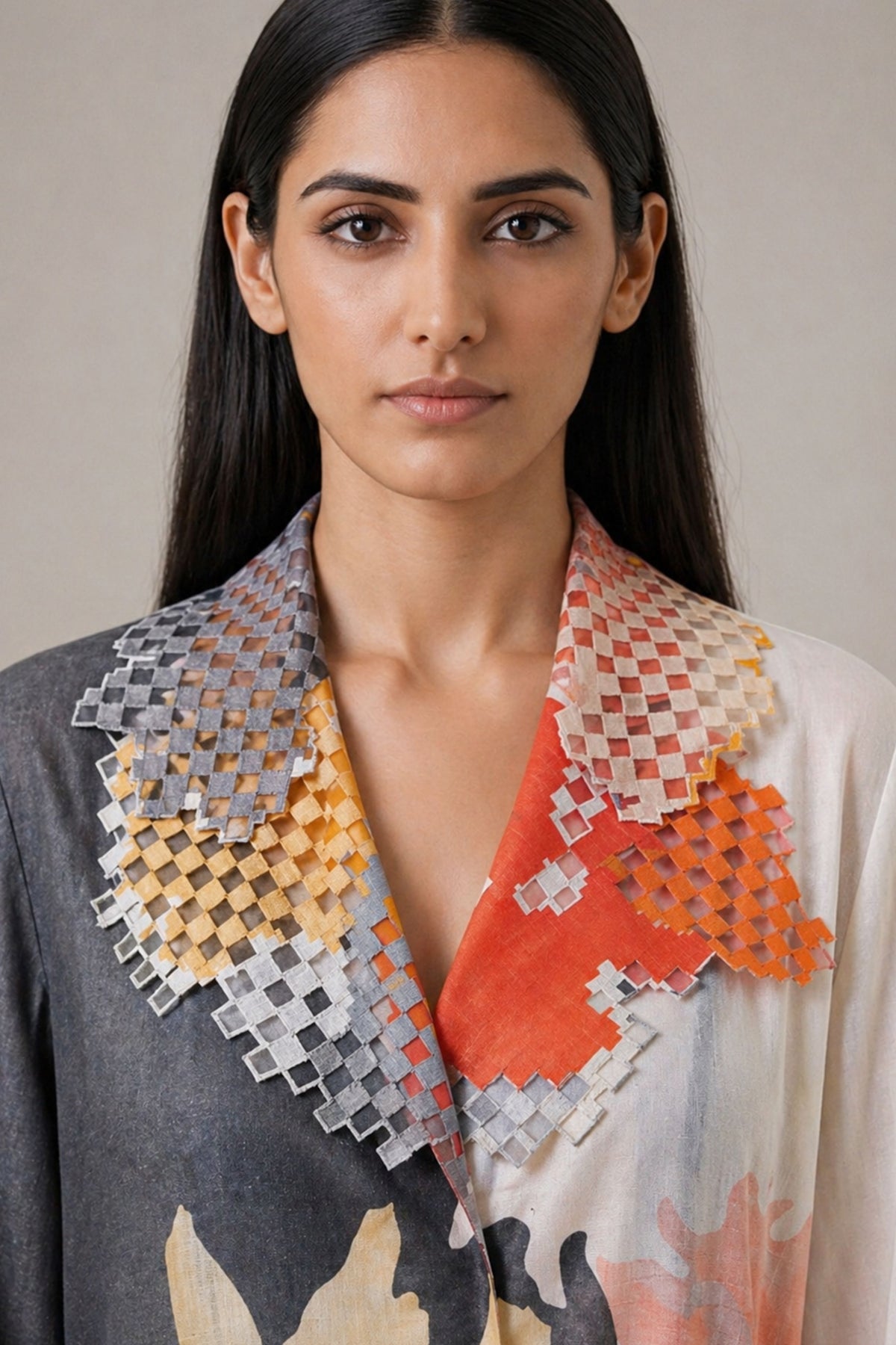Ikat Wrap Dress