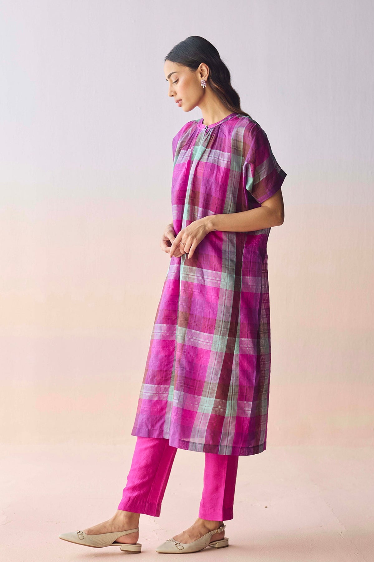 Rooted Pink Tunic Set