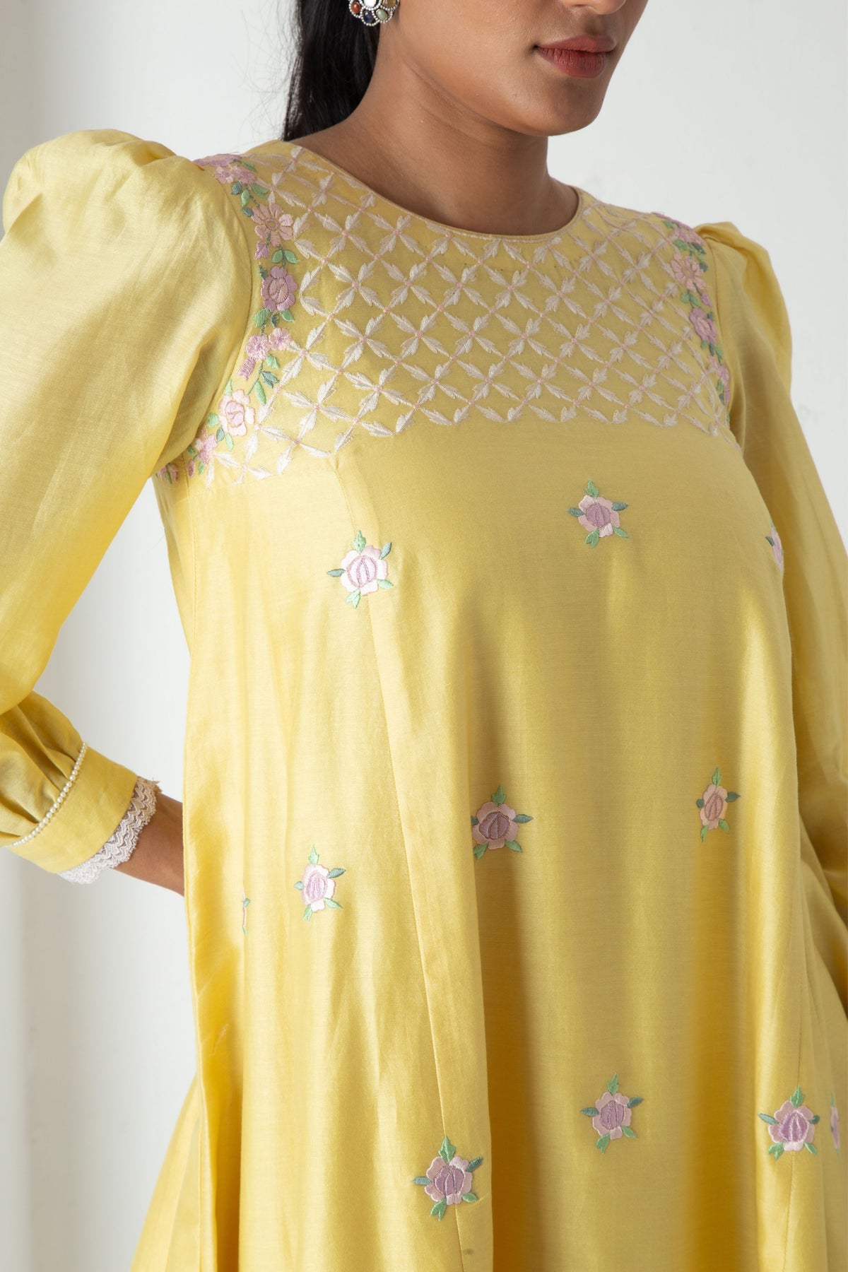 Yellow Aria Kurta Set