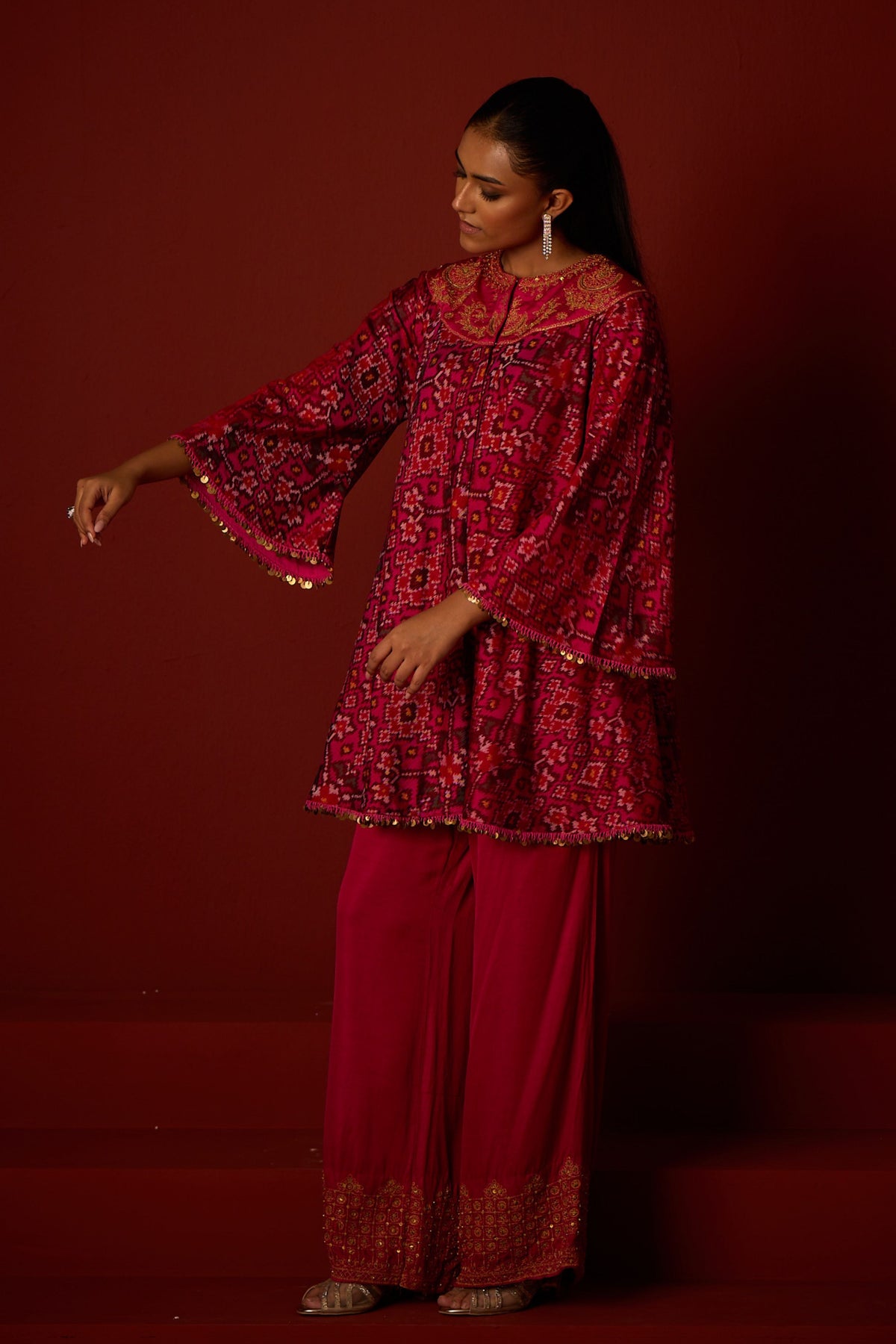 Patola Marodi Anarkali Tunic