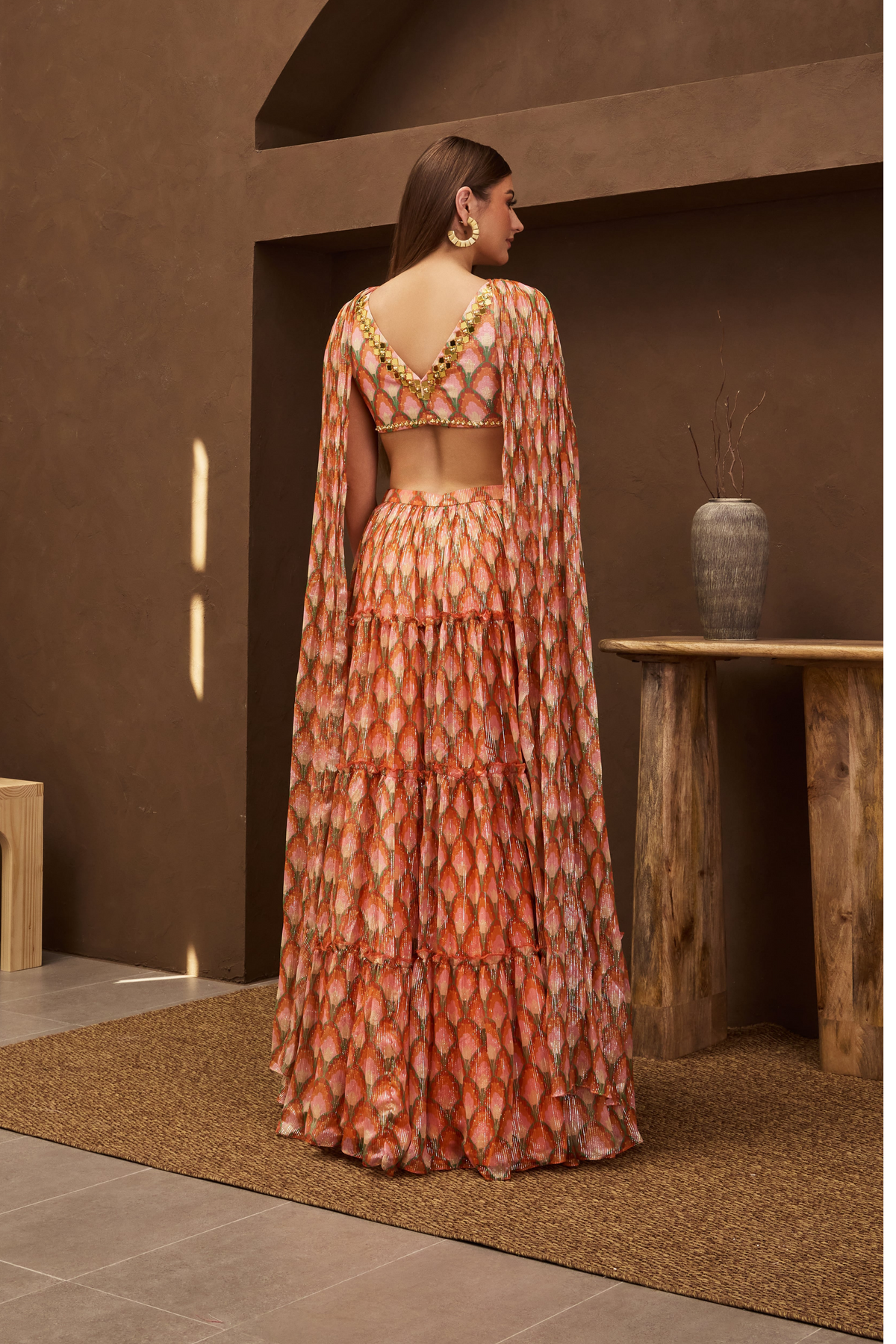 Peach Sorbet Lehenga Set