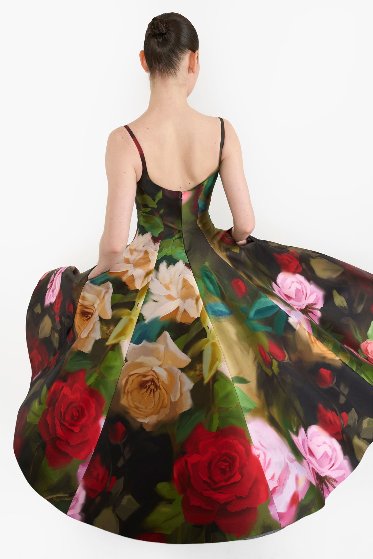 Panelled Flared Midi