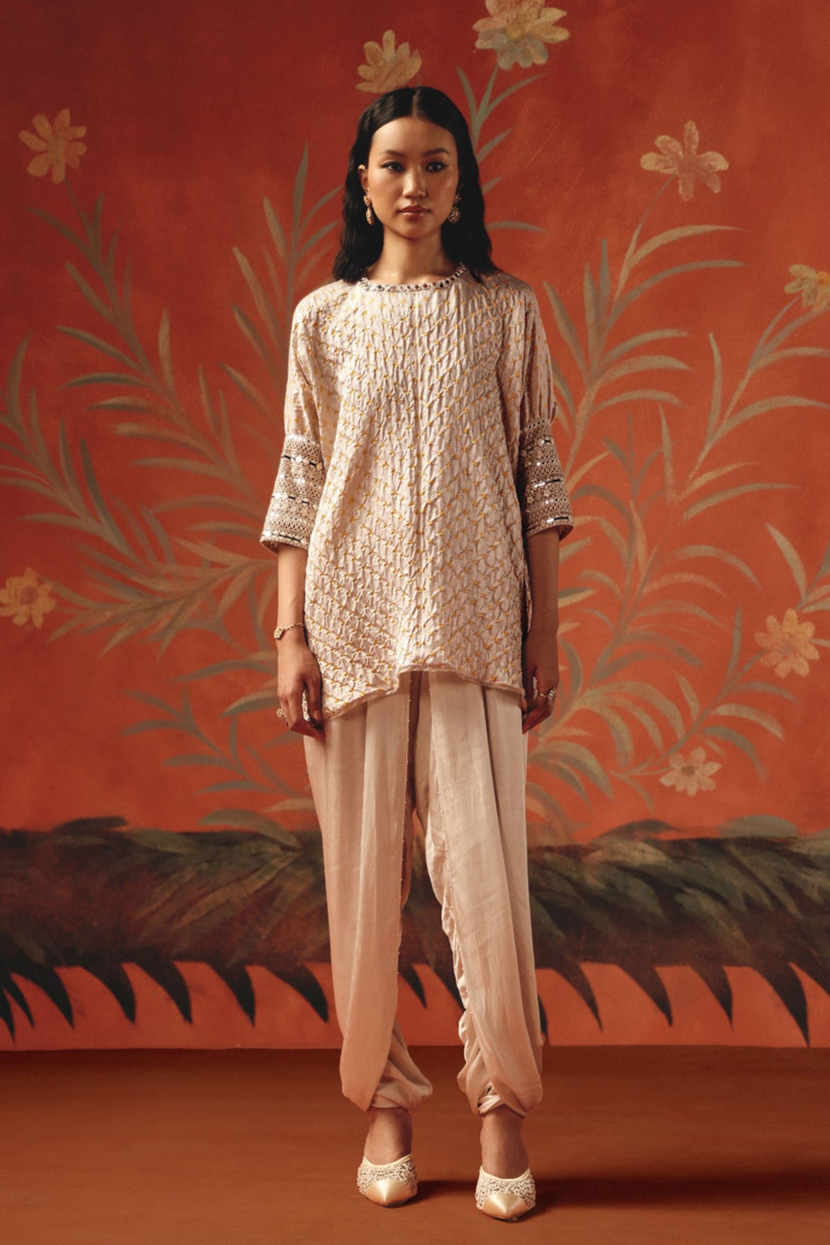 Tunic With Long Cuff