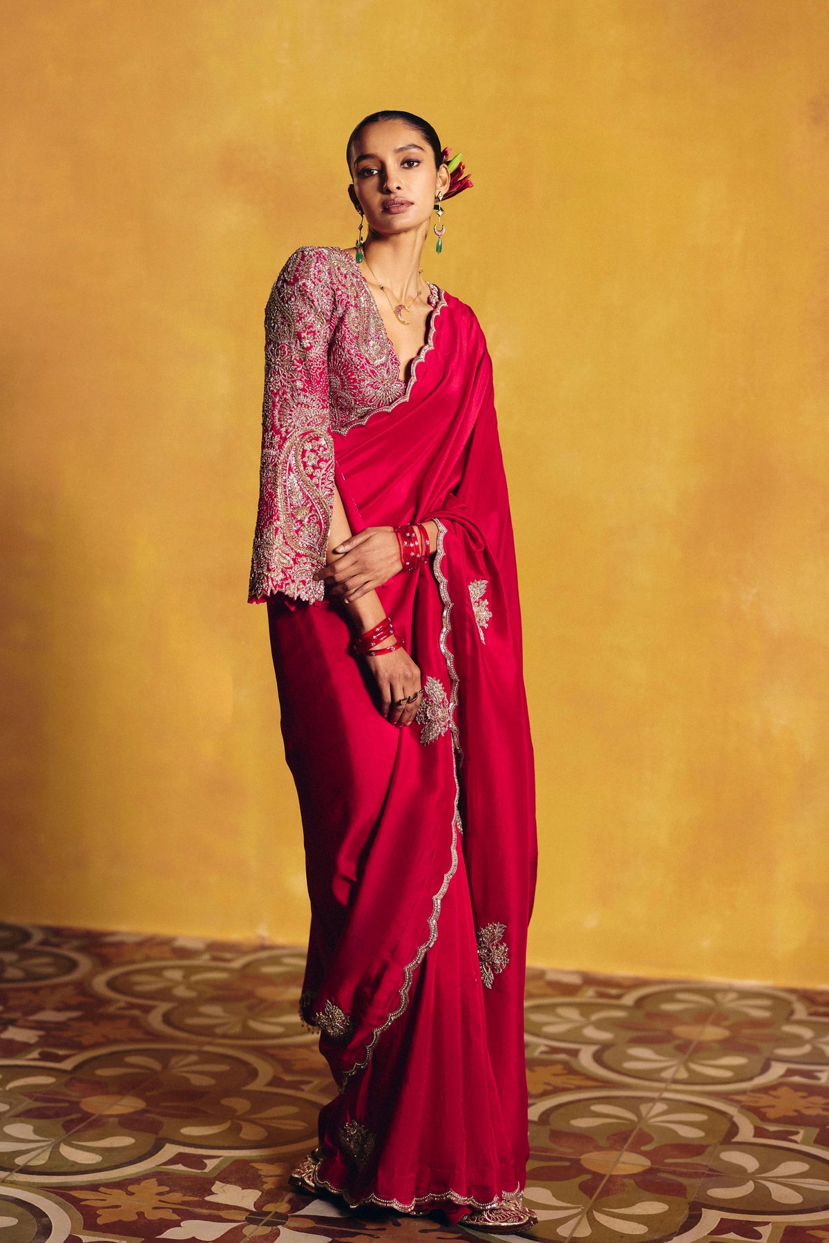 Hruskha Saree Set