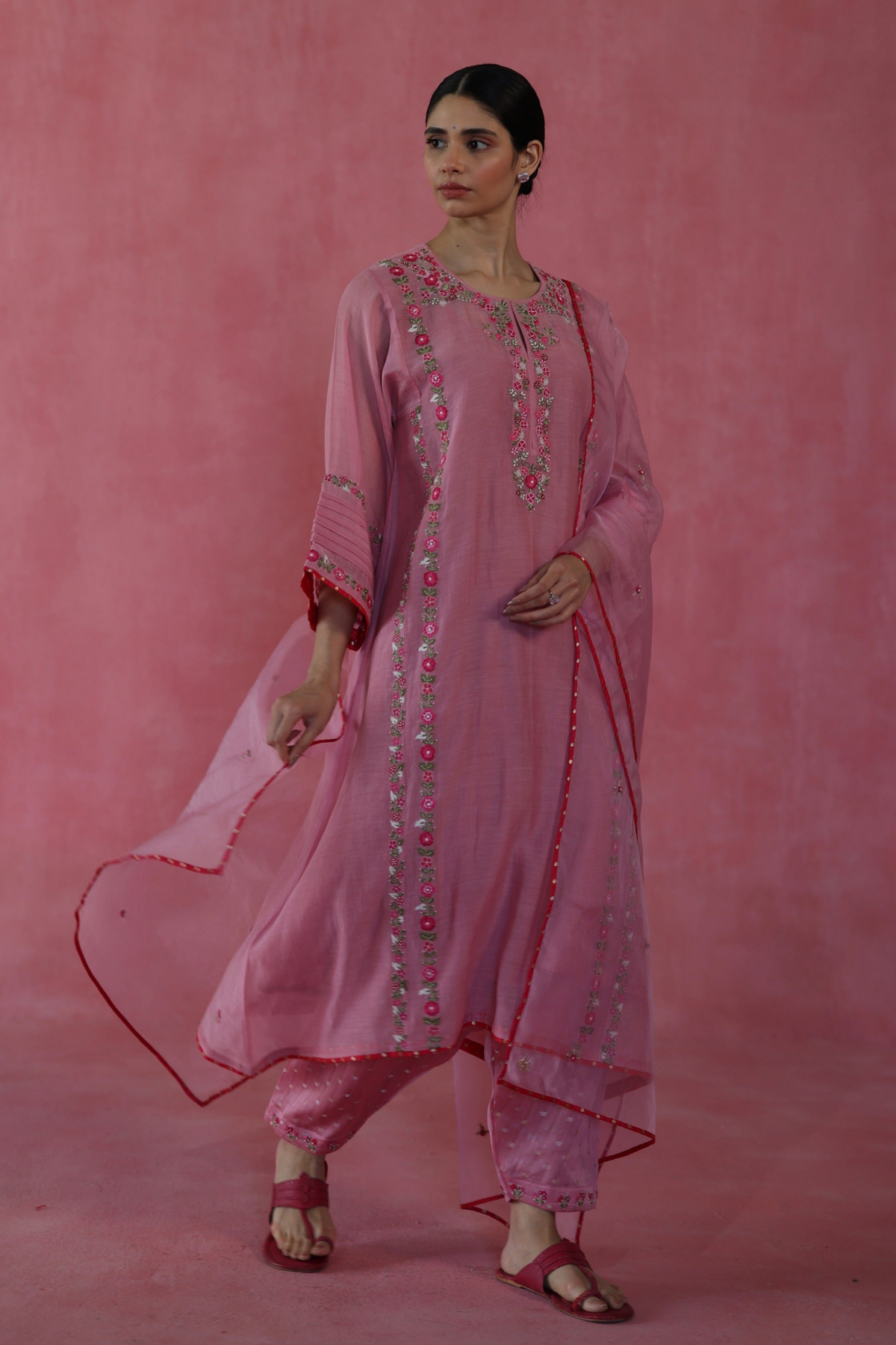 Pink Kulfi Kurta Set