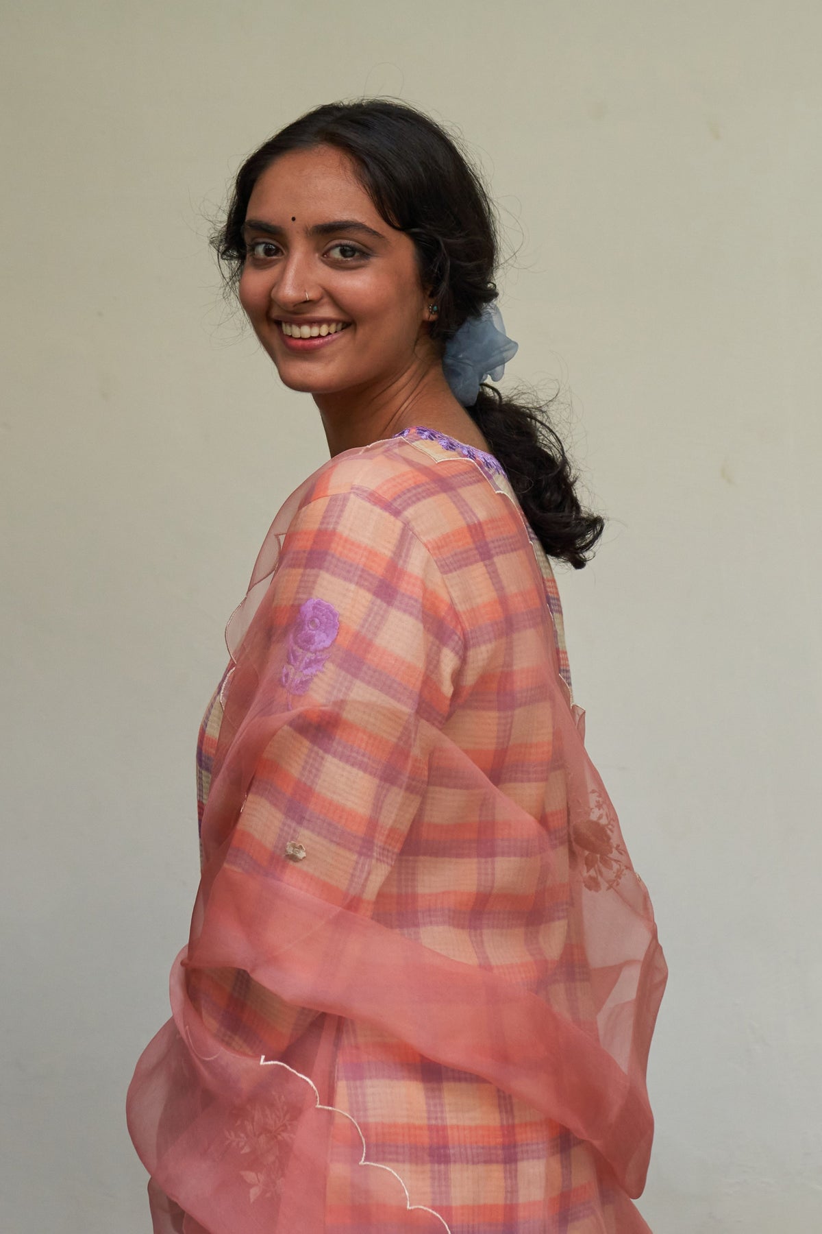 Gulabi Champai Kurta Set