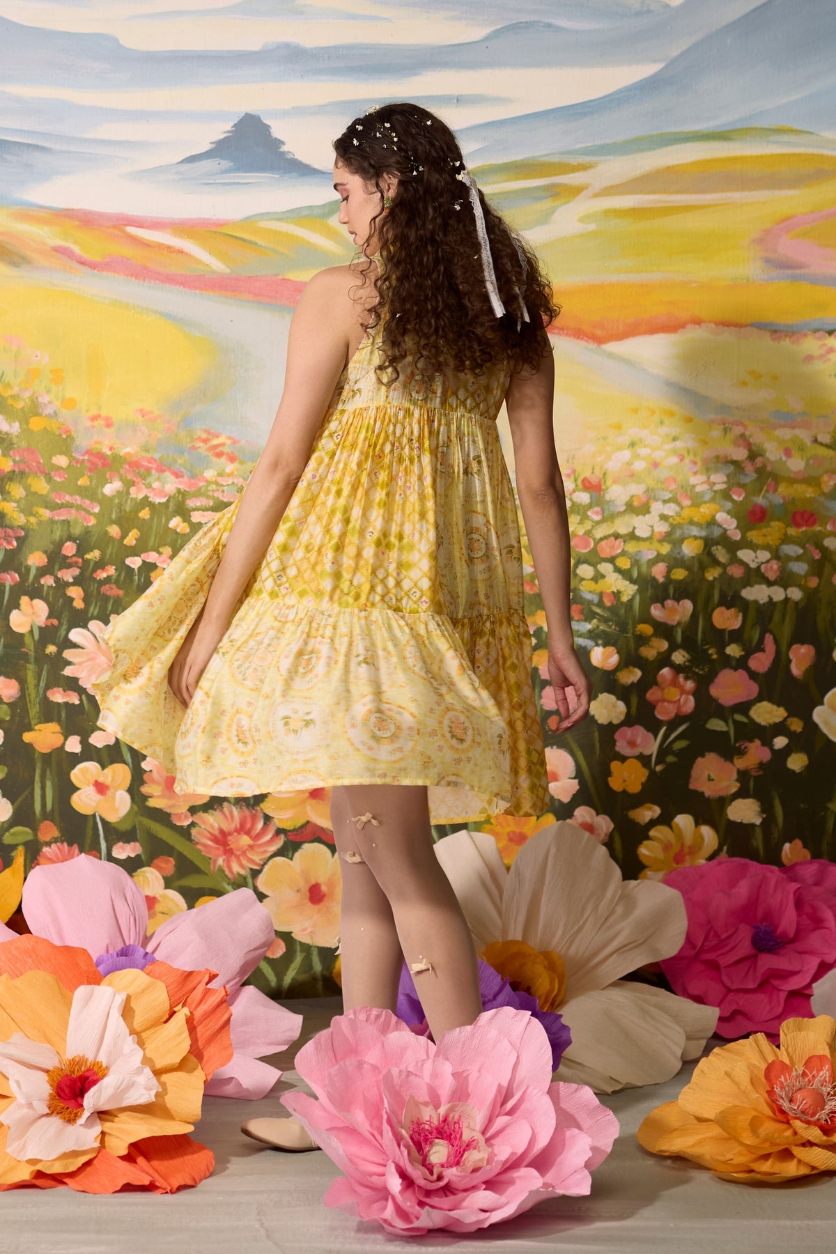 Sunray Floral Dress