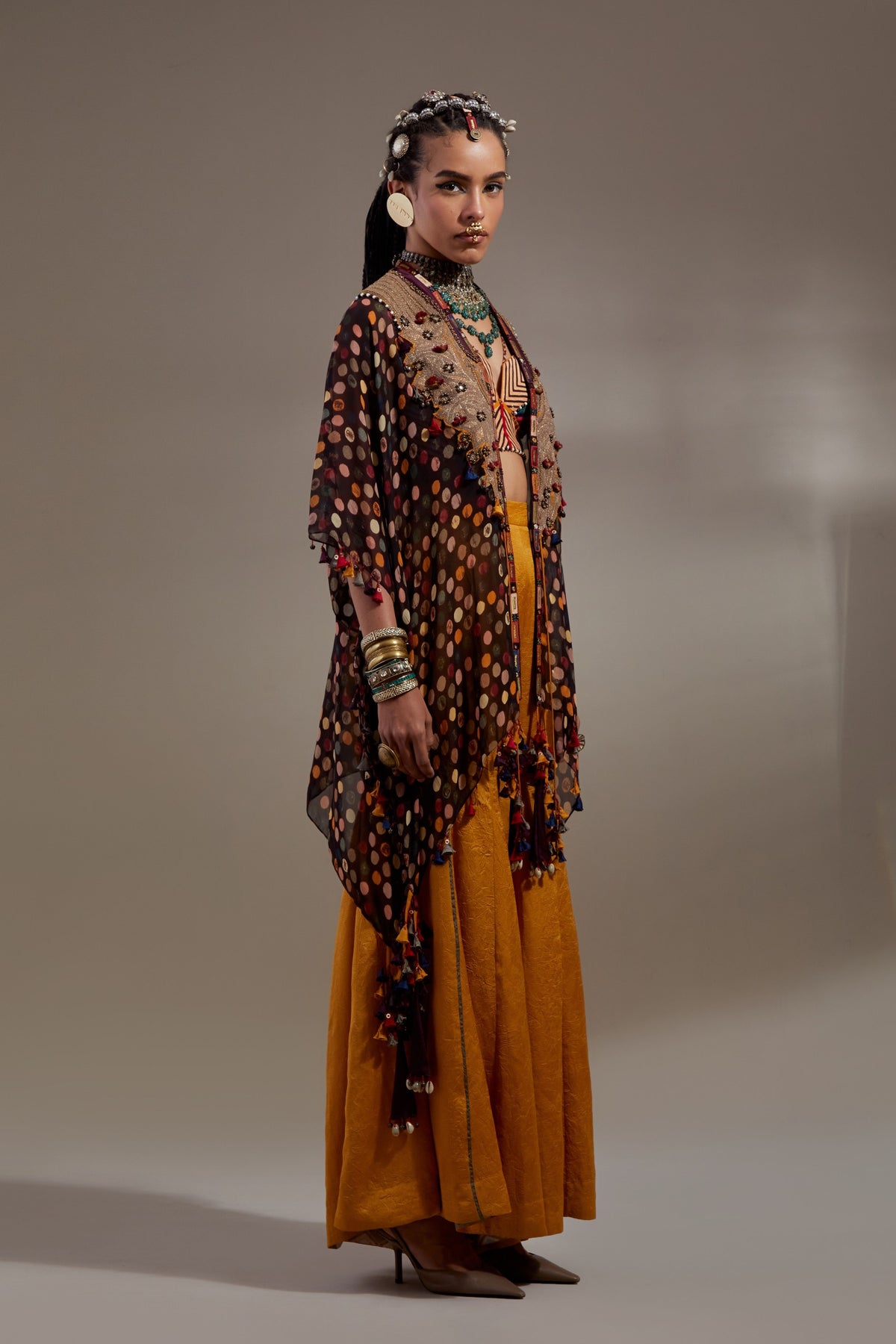 Yellow Topaz Veni Jacket Set