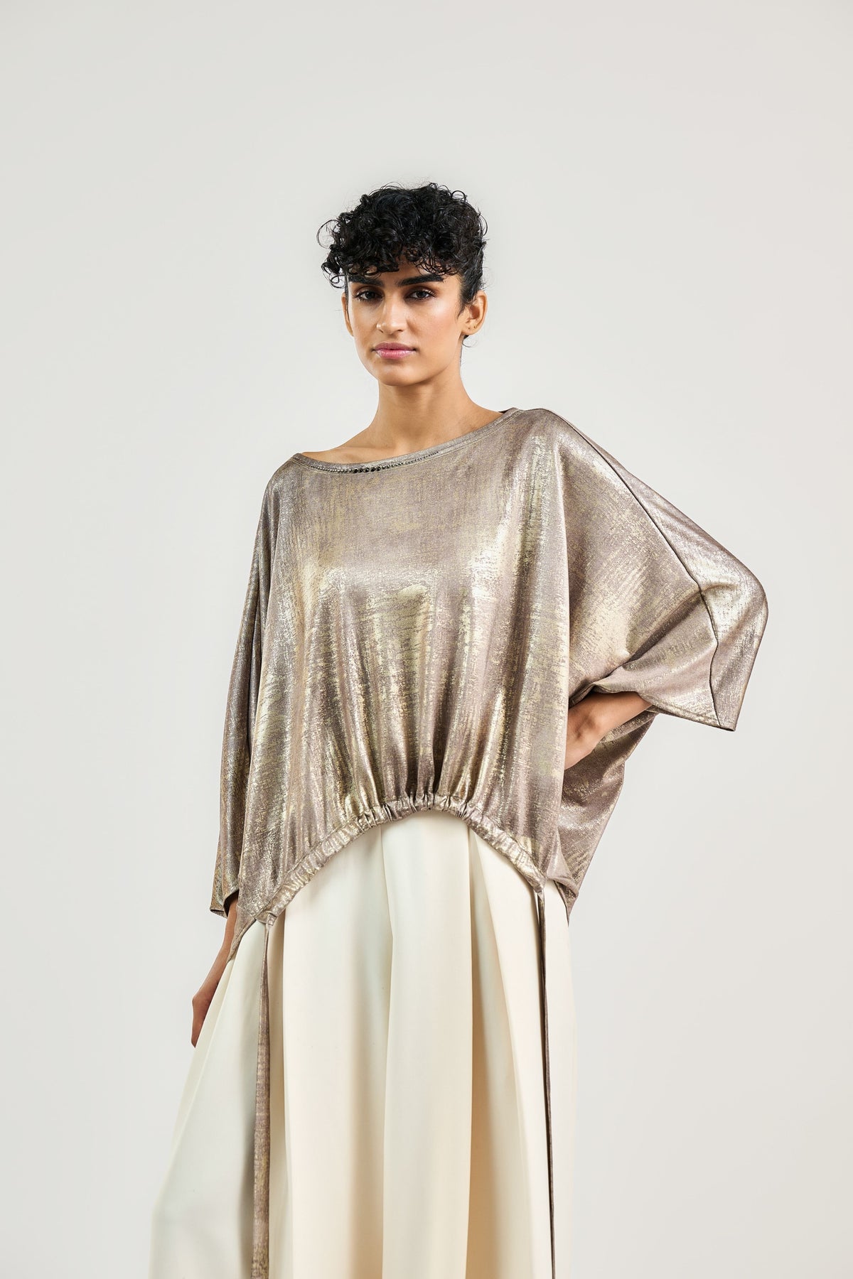 The Laidback Metallic Top