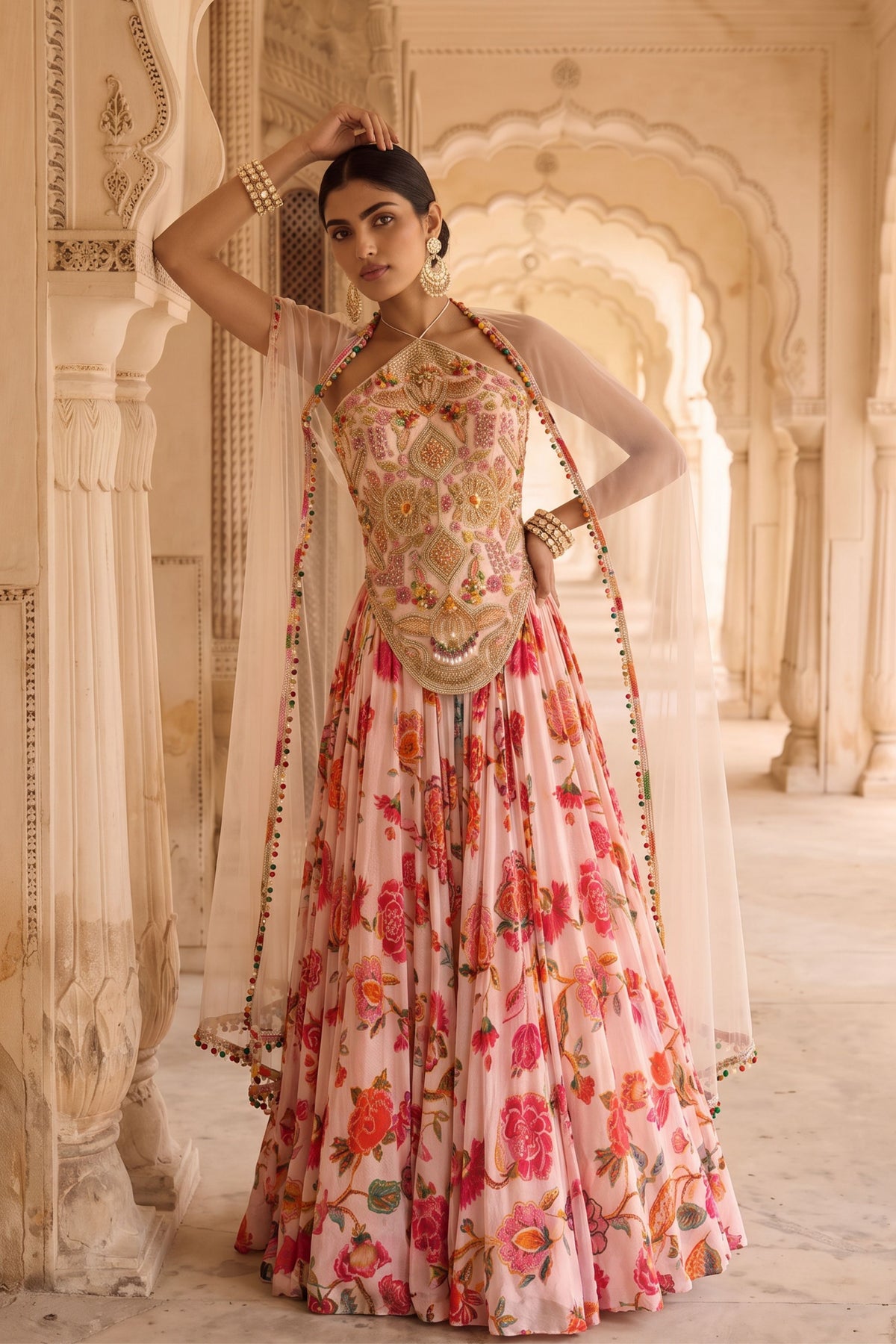 Gulmohar Lehenga Set
