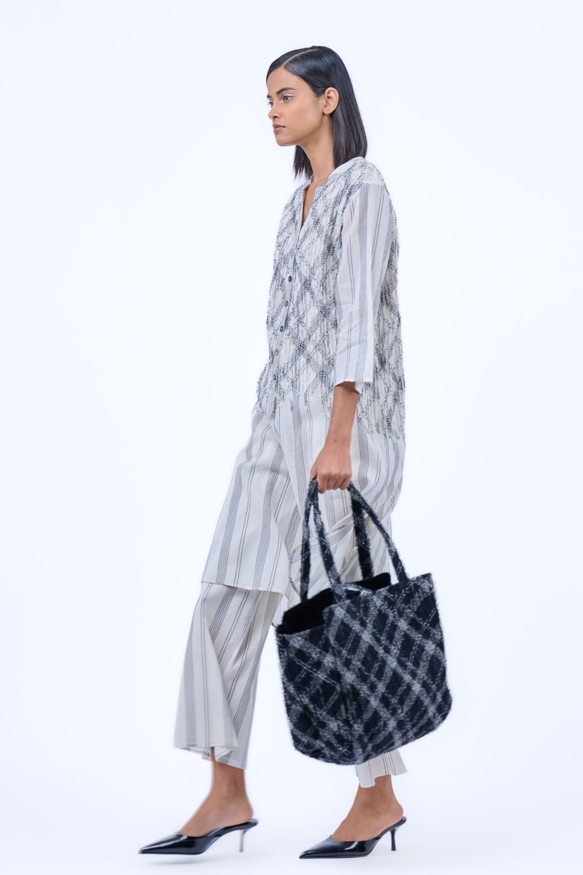 Striped Yarn Dyed Cotton Bag