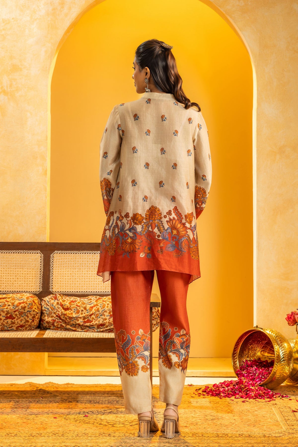 Beige Rangtara Kurta Set