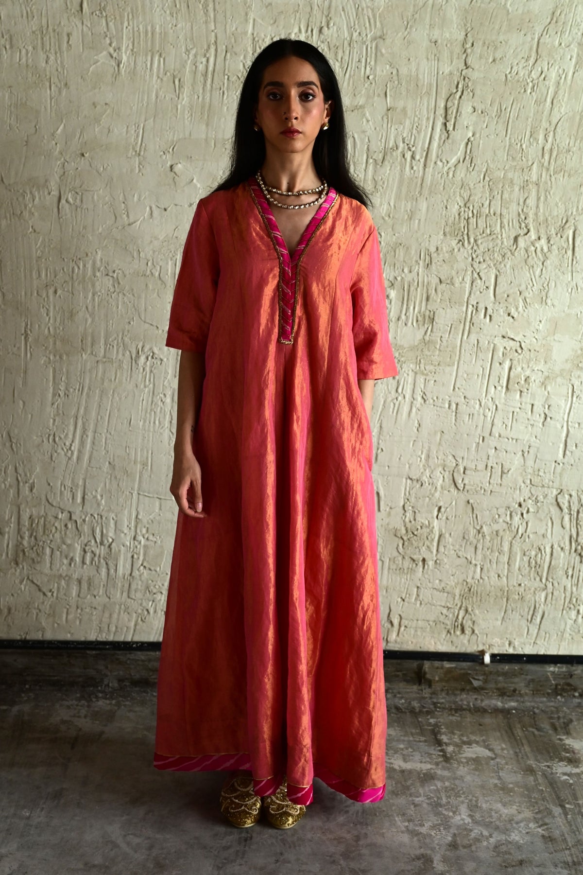 Blush Pink Meera Sashiko Set