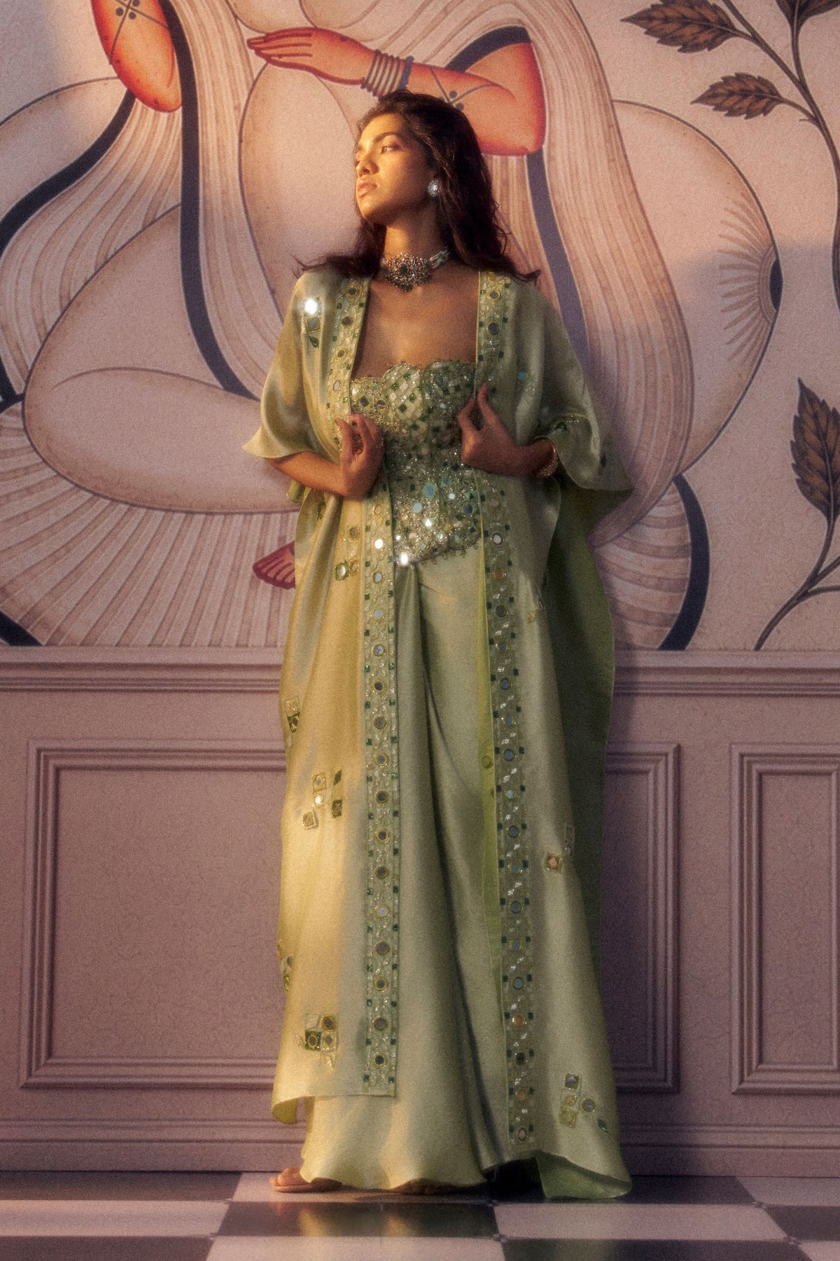 Pistachio Cape Set