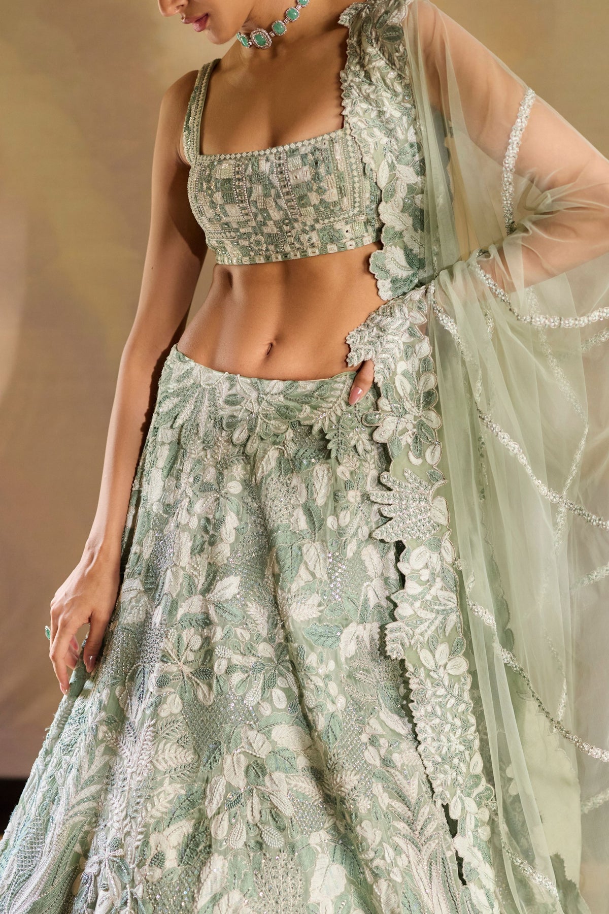 Vridi Lehenga Set