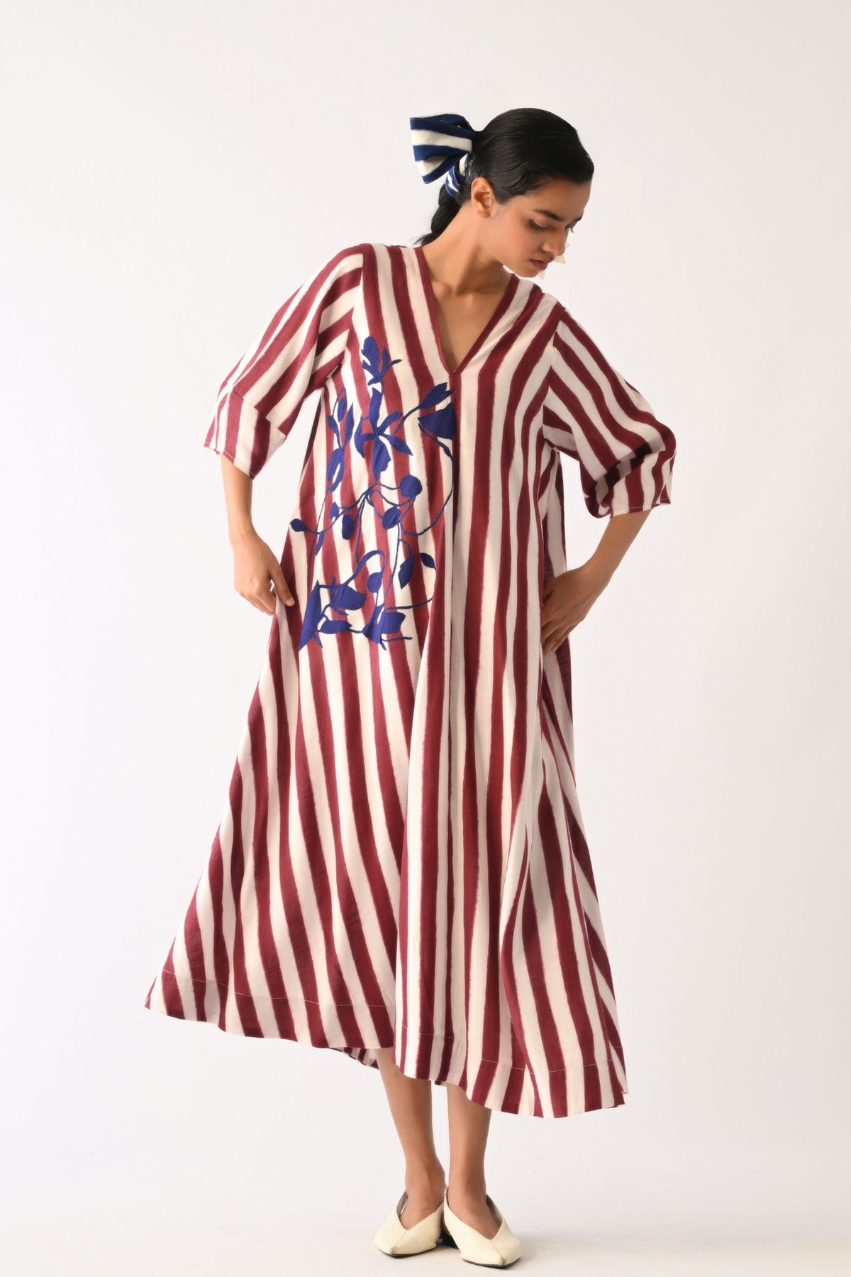 Revolt Bric Mayflower Applique Dress