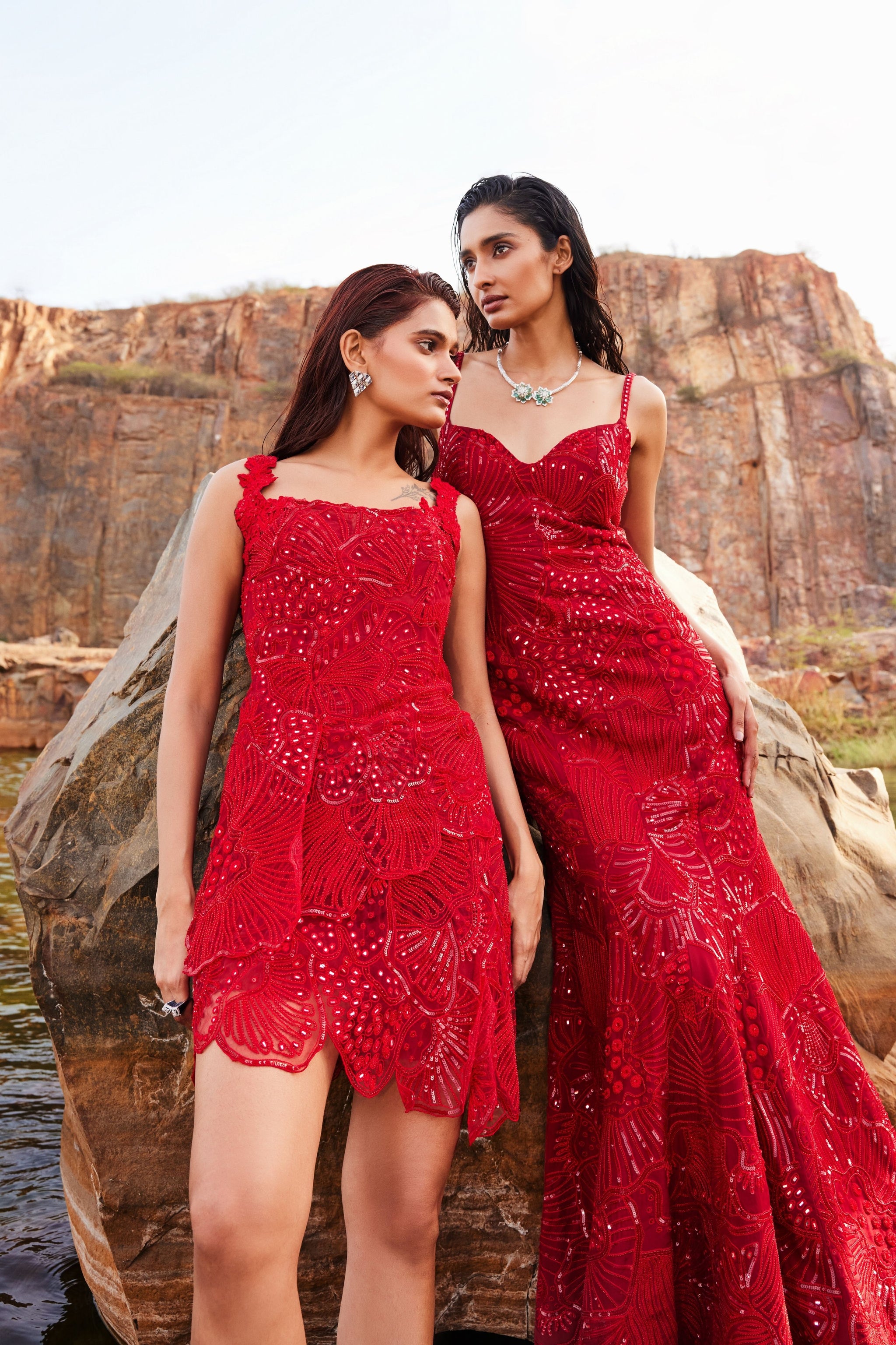 Mishru - Moana Red Dress S Mishru - Moana Red Dress S