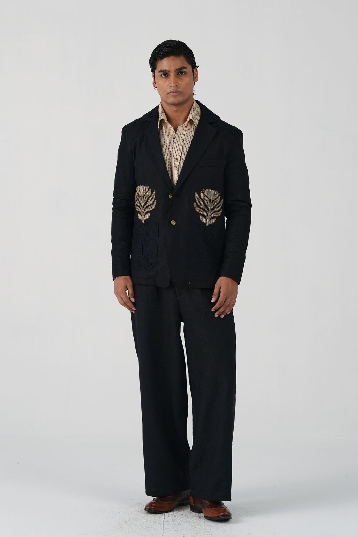 Black Harlem Blazer Set
