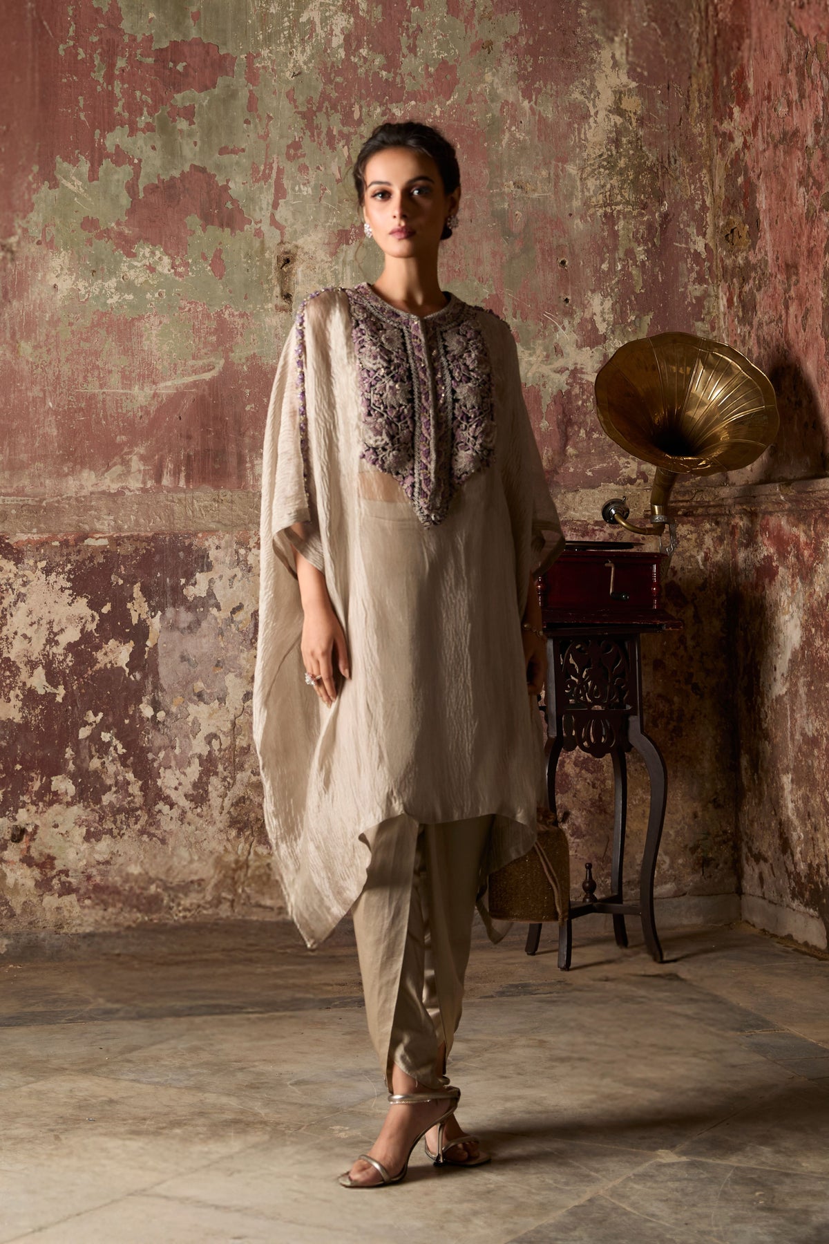 Silver Kaftaan Set