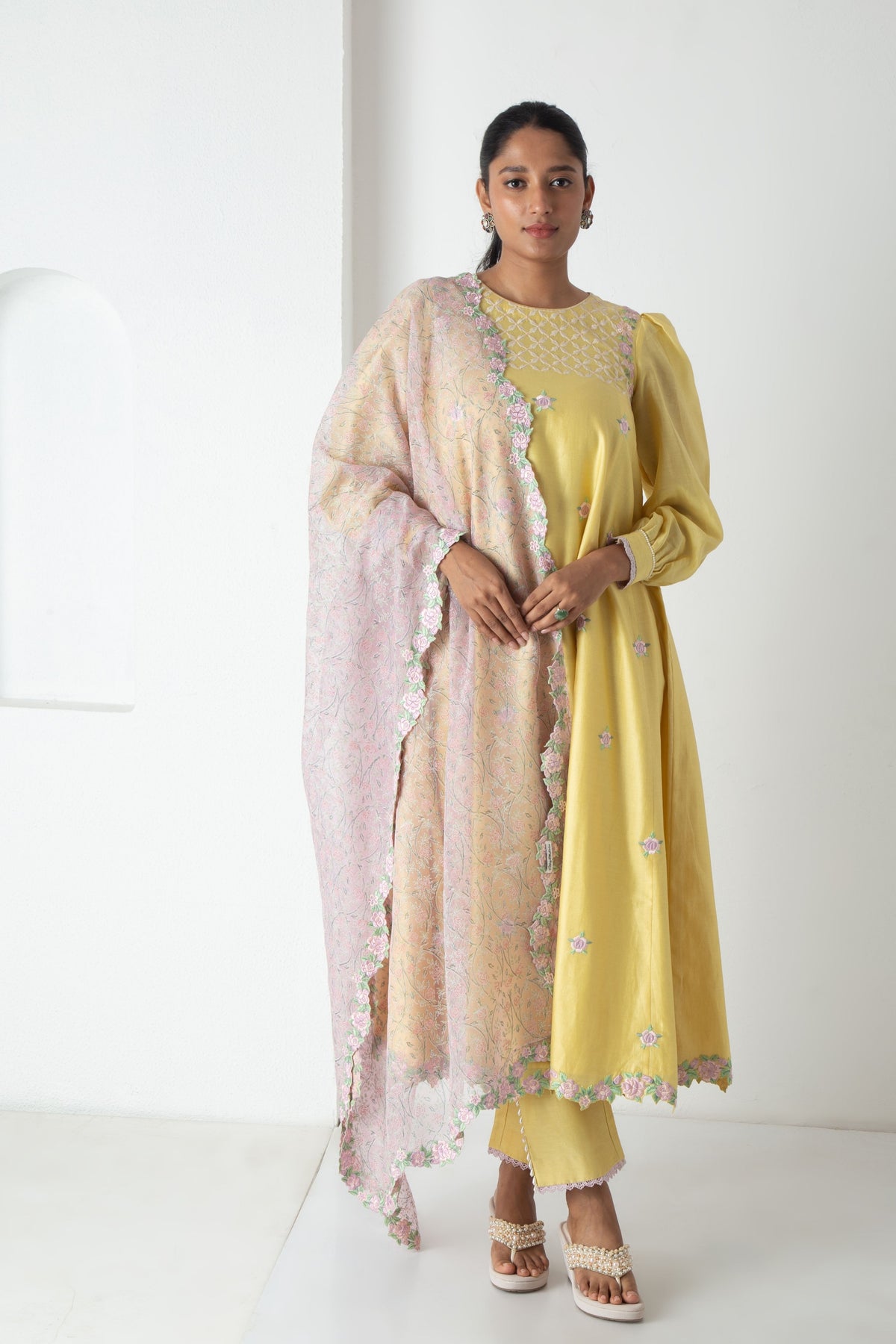 Yellow Aria Kurta Set