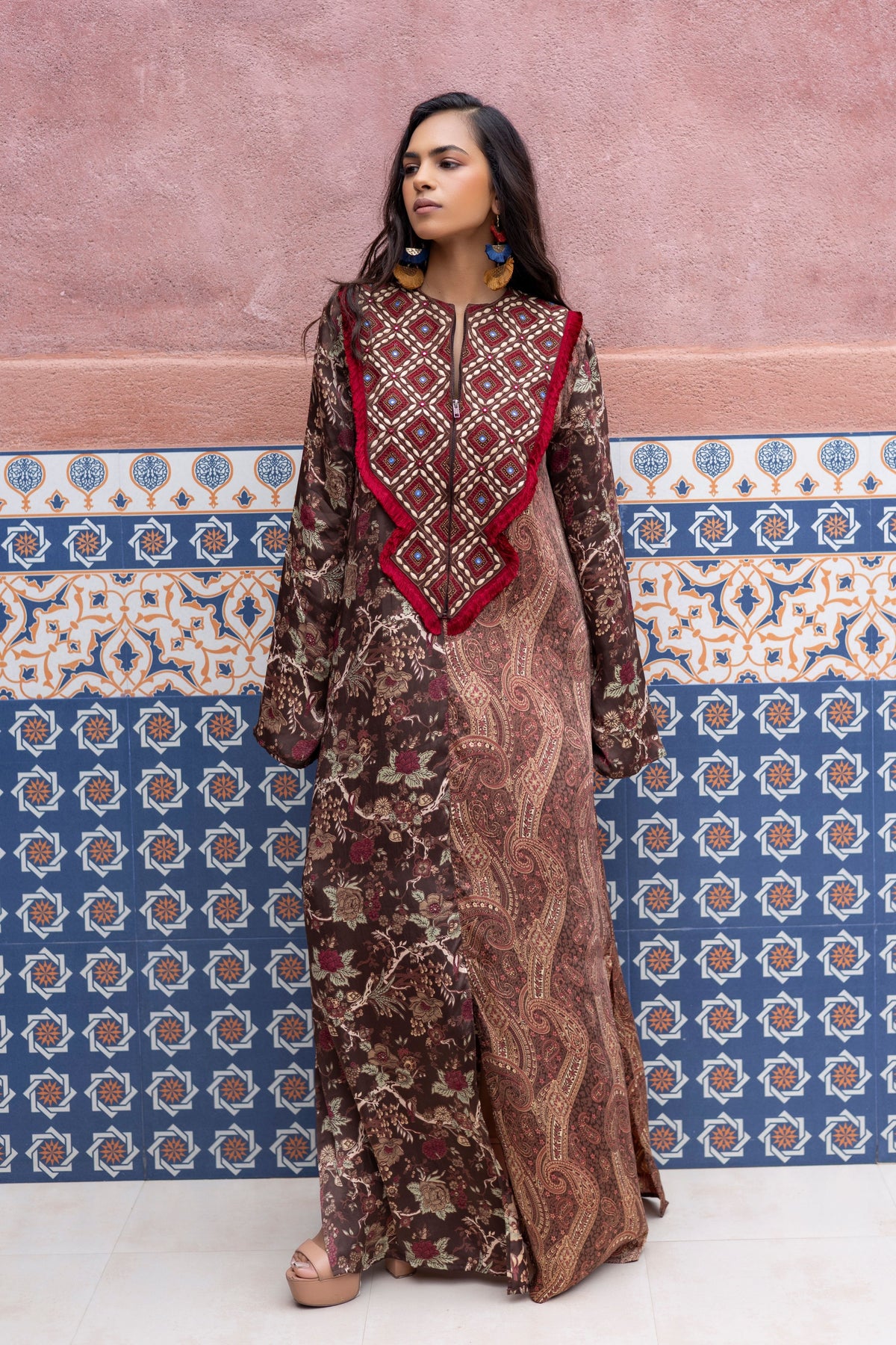 Chintz Paisley Kaftan