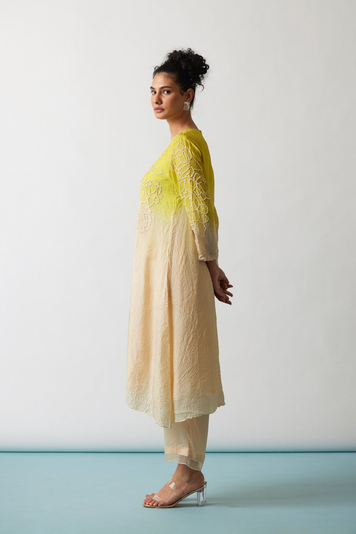 Citrene Ombre Kurta Set