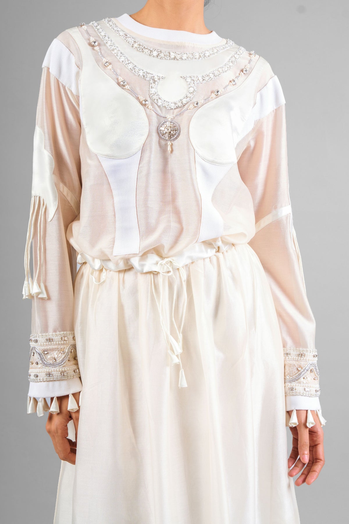 Ornament Flared Skirt Set