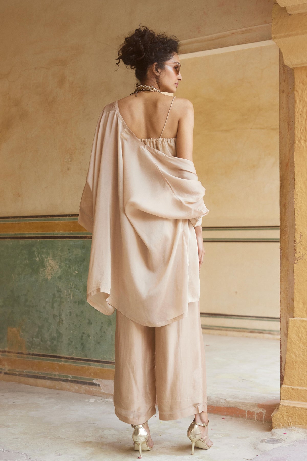 Shell Pink Jacket Set