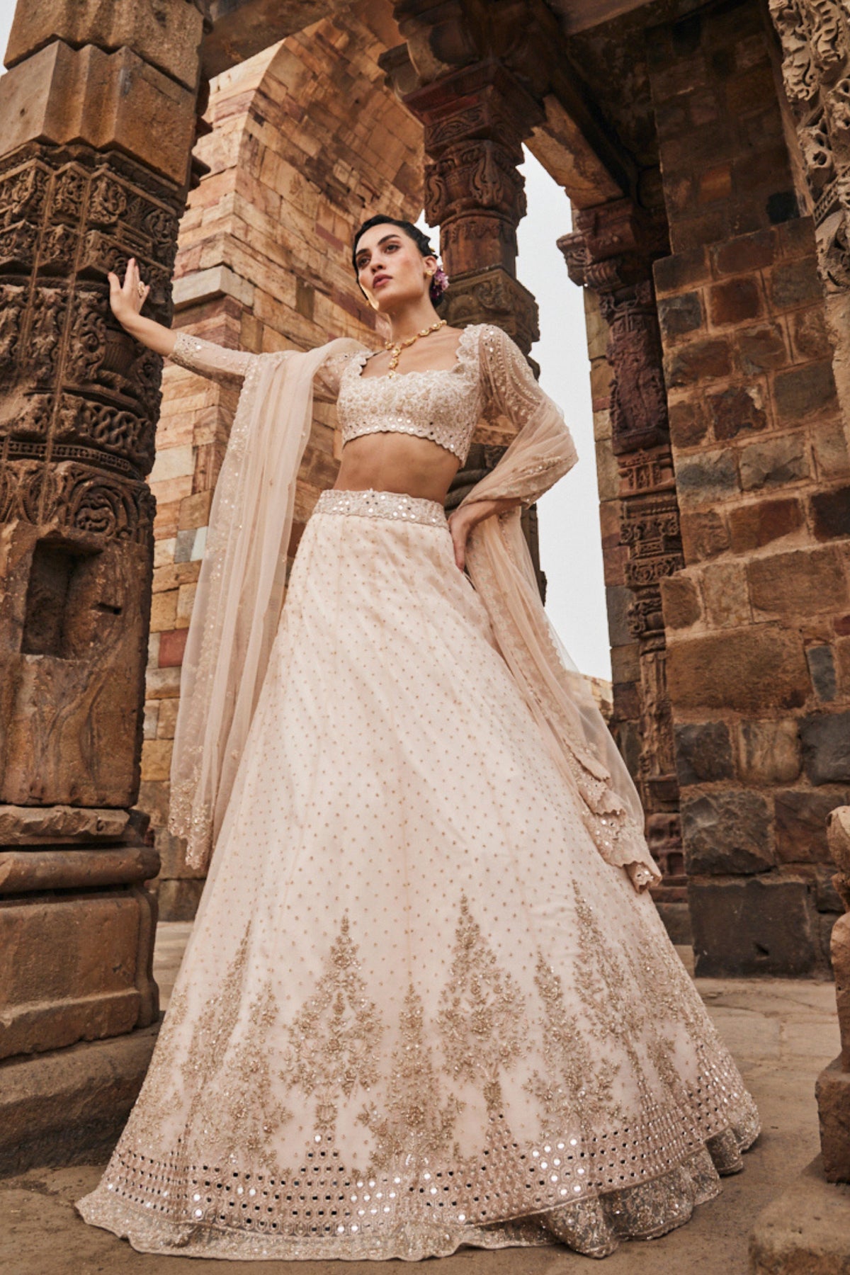 Chalky Lehenga Set