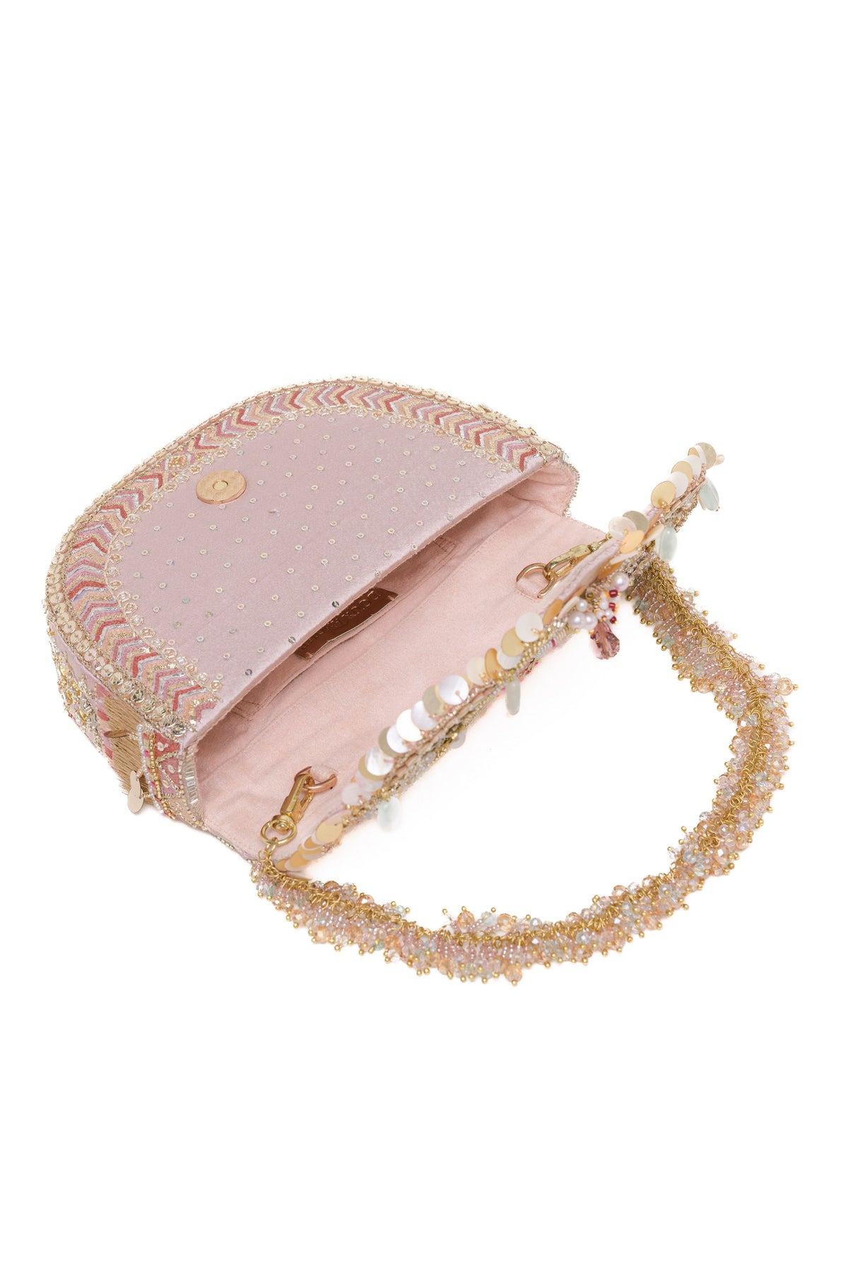 Blush Rangrez Flapover Clutch
