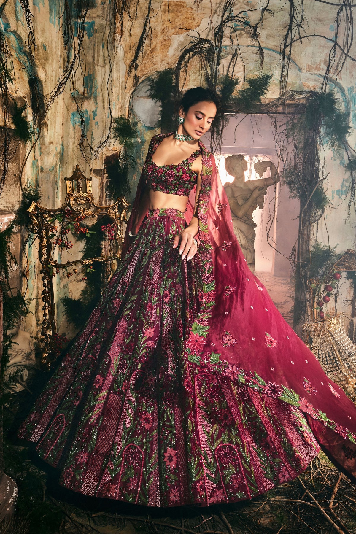 Plumage Lehenga Set