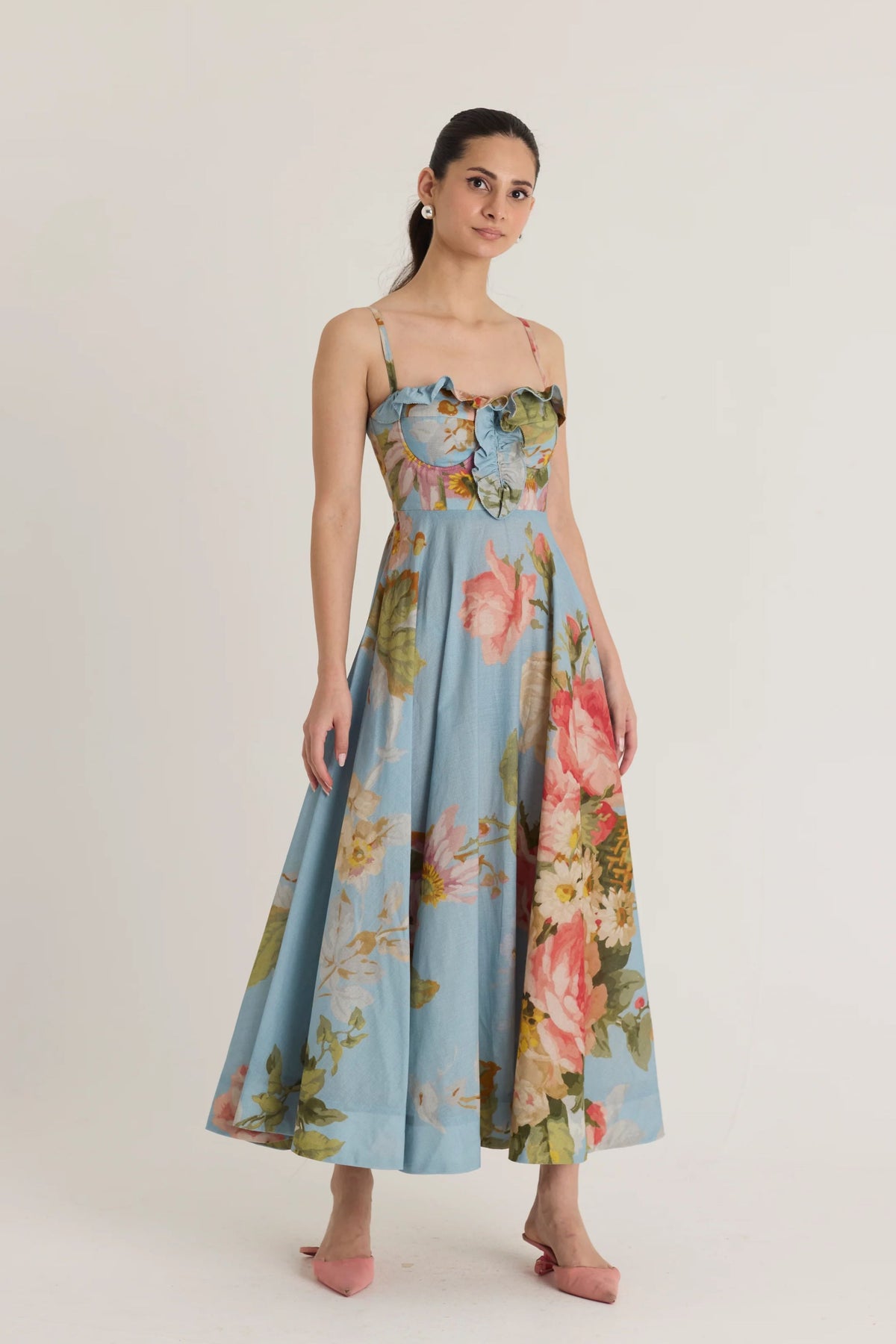 Taffy Cotton Frills Dress